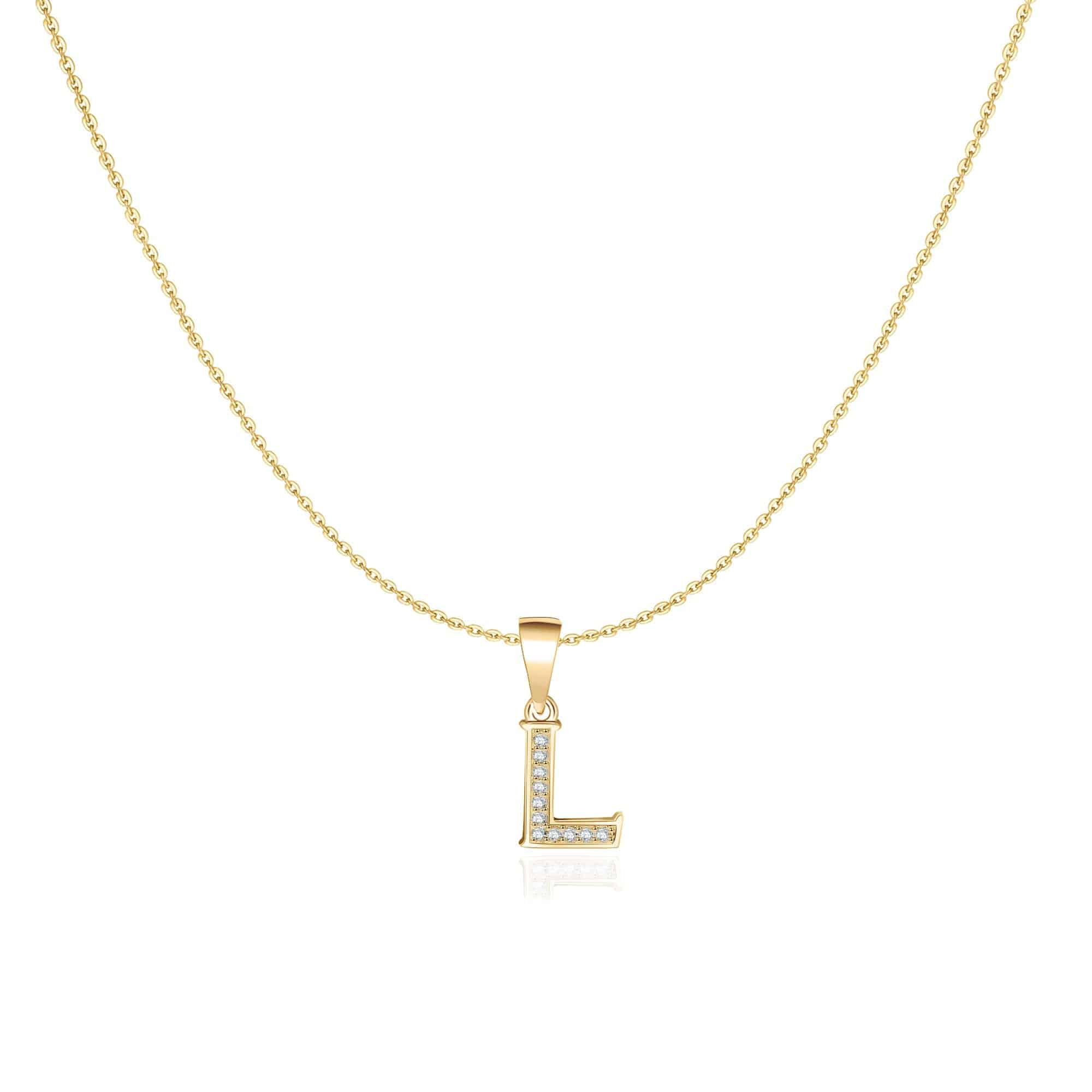 "Inicial Serif" Halskette - Emily Schmuck
