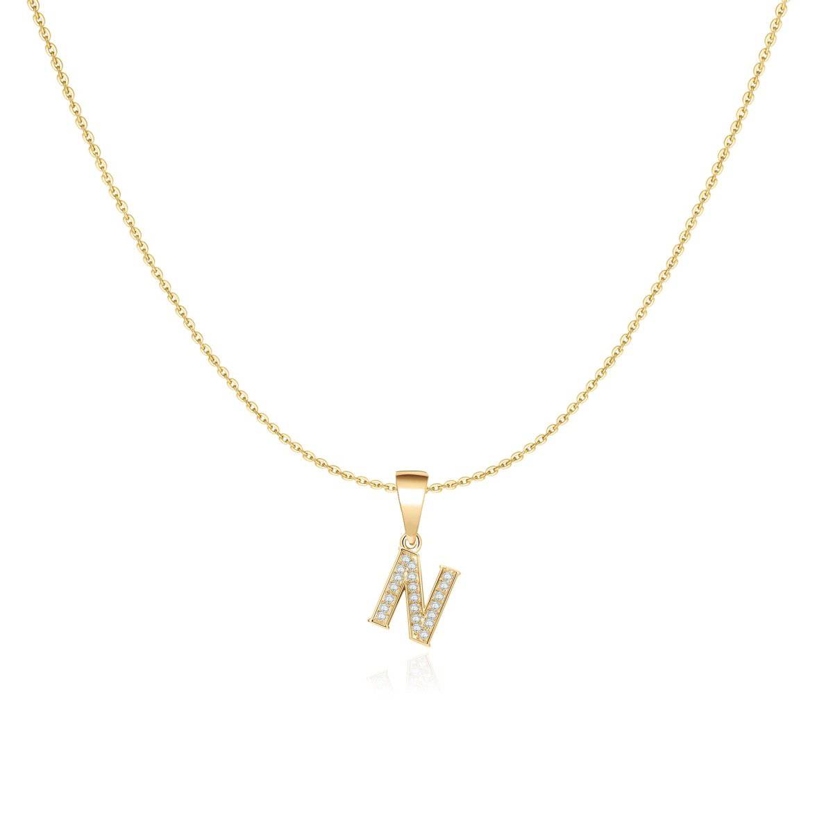 "Inicial Serif" Halskette - Emily Schmuck