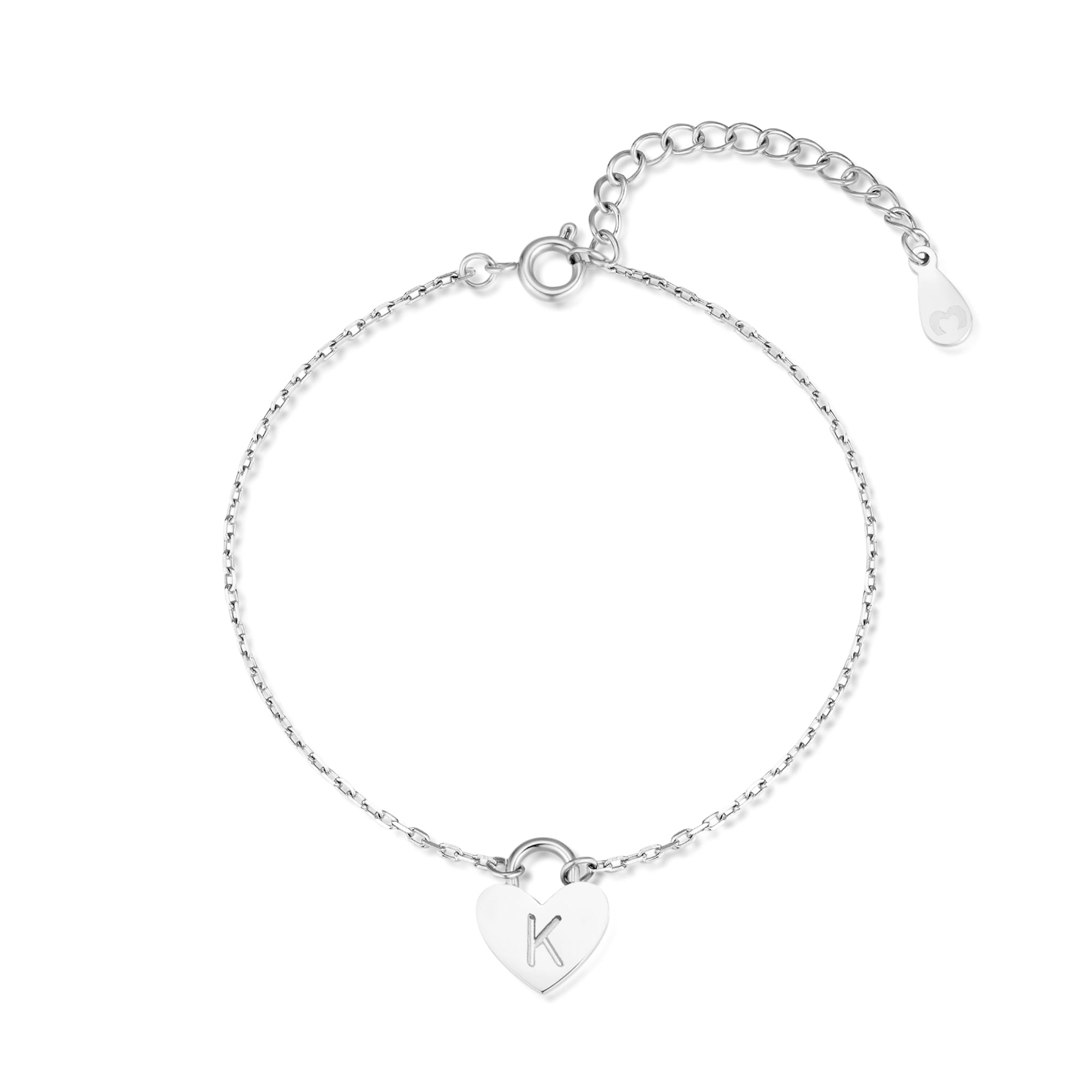 "Initial Herz" Armband - Emily Schmuck
