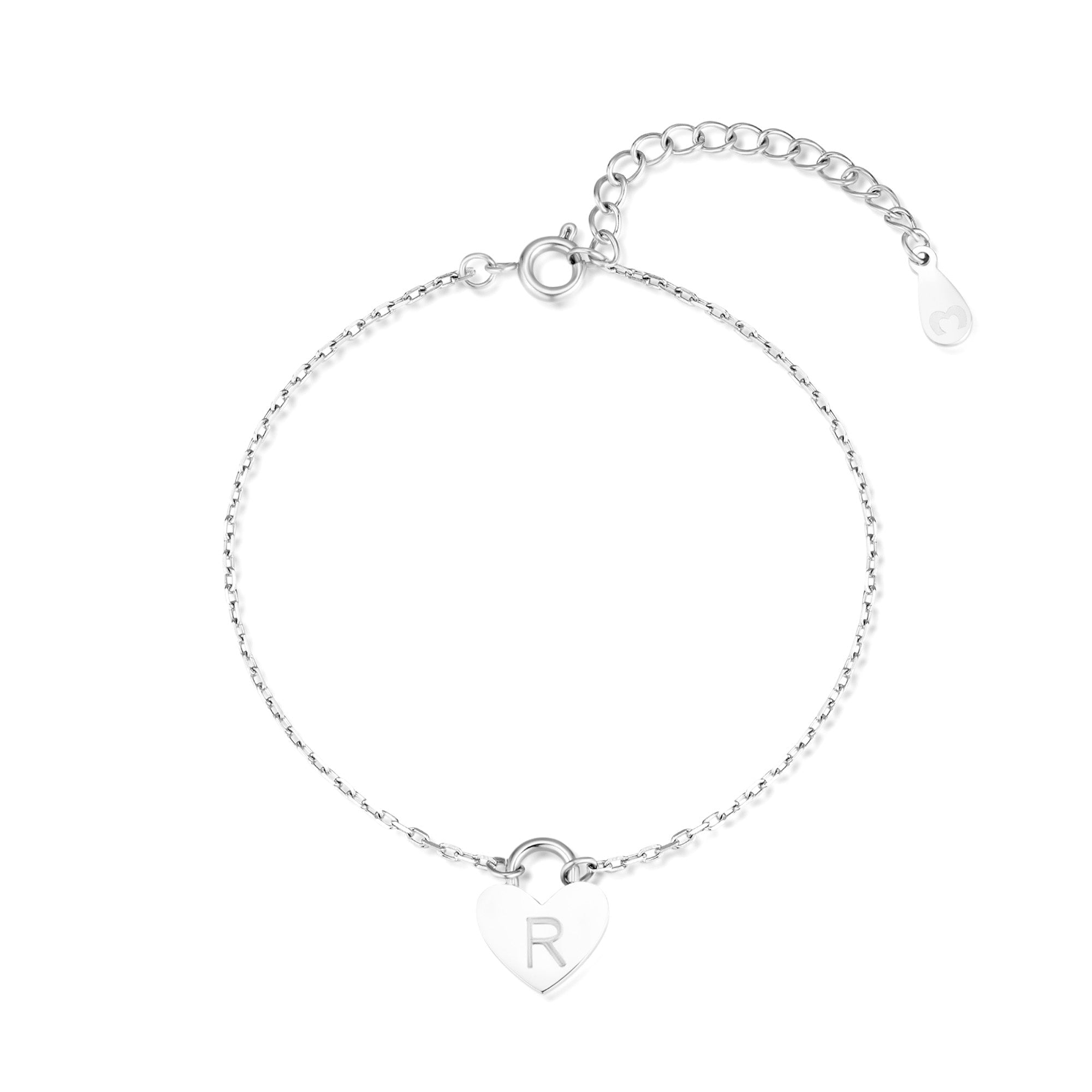 "Initial Herz" Armband - Emily Schmuck