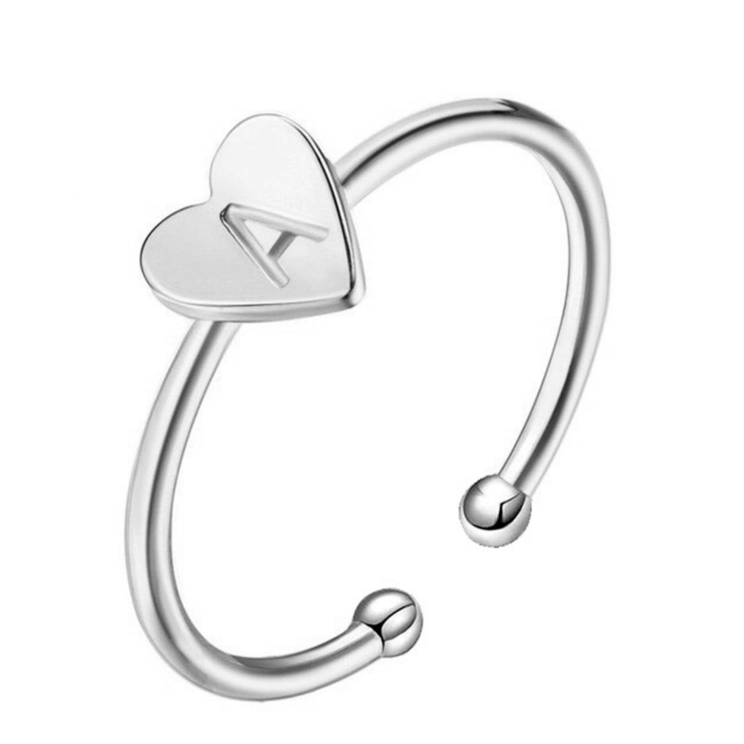 "Initial" Ring/Rose Gold - Emily Schmuck