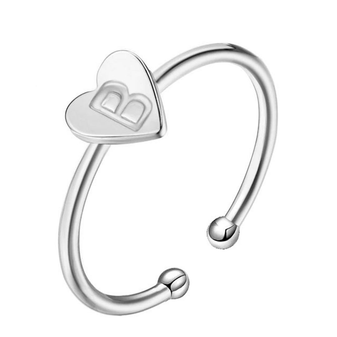 "Initial" Ring/Rose Gold - Emily Schmuck