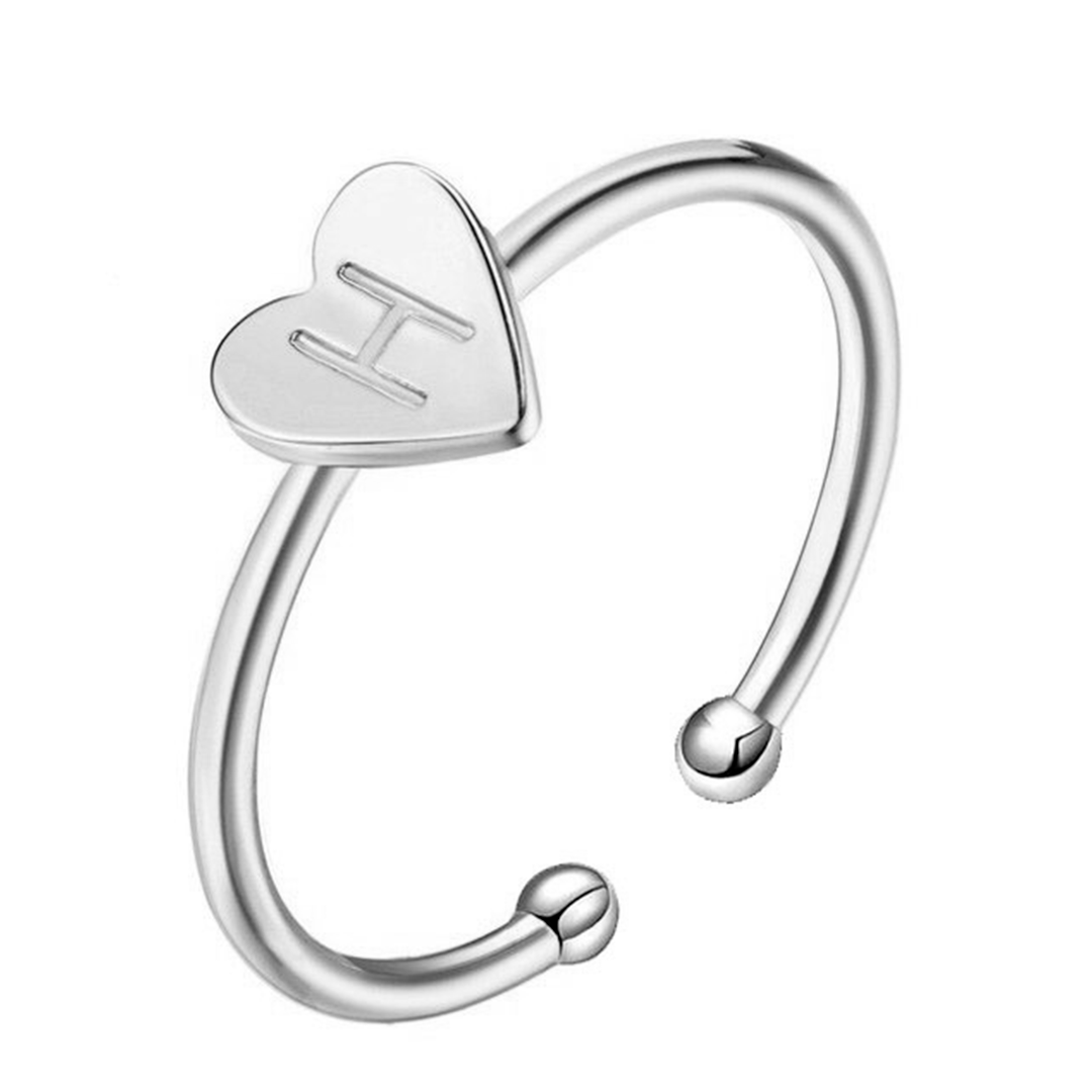 "Initial" Ring/Rose Gold - Emily Schmuck
