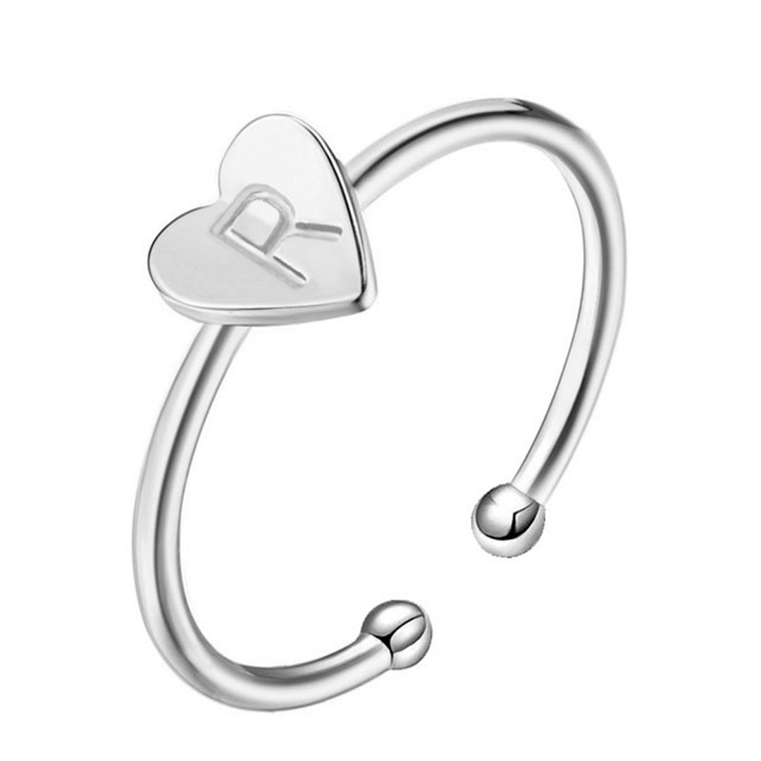 "Initial" Ring/Rose Gold - Emily Schmuck