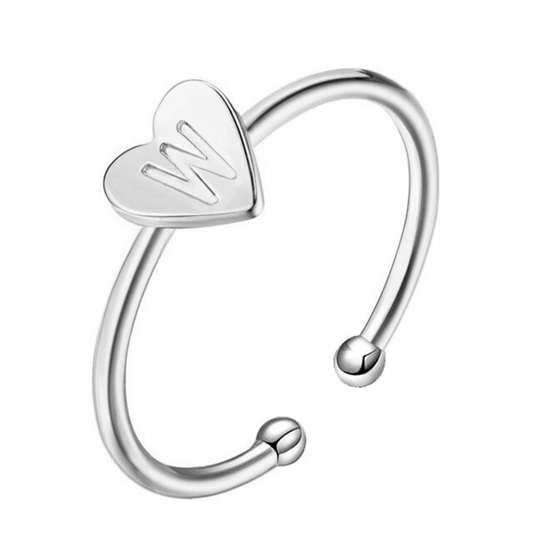 "Initial" Ring/Rose Gold - Emily Schmuck