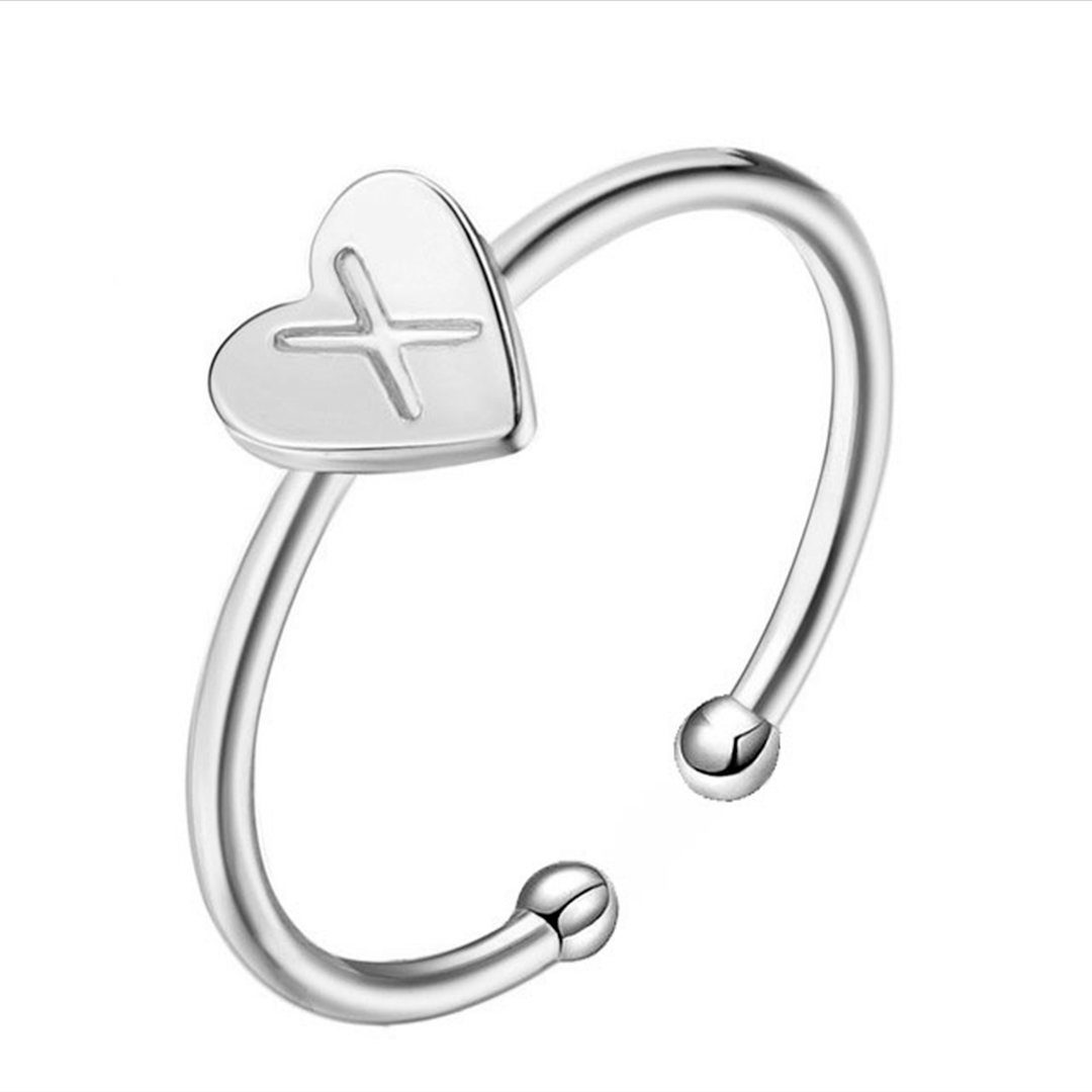 "Initial" Ring/Rose Gold - Emily Schmuck