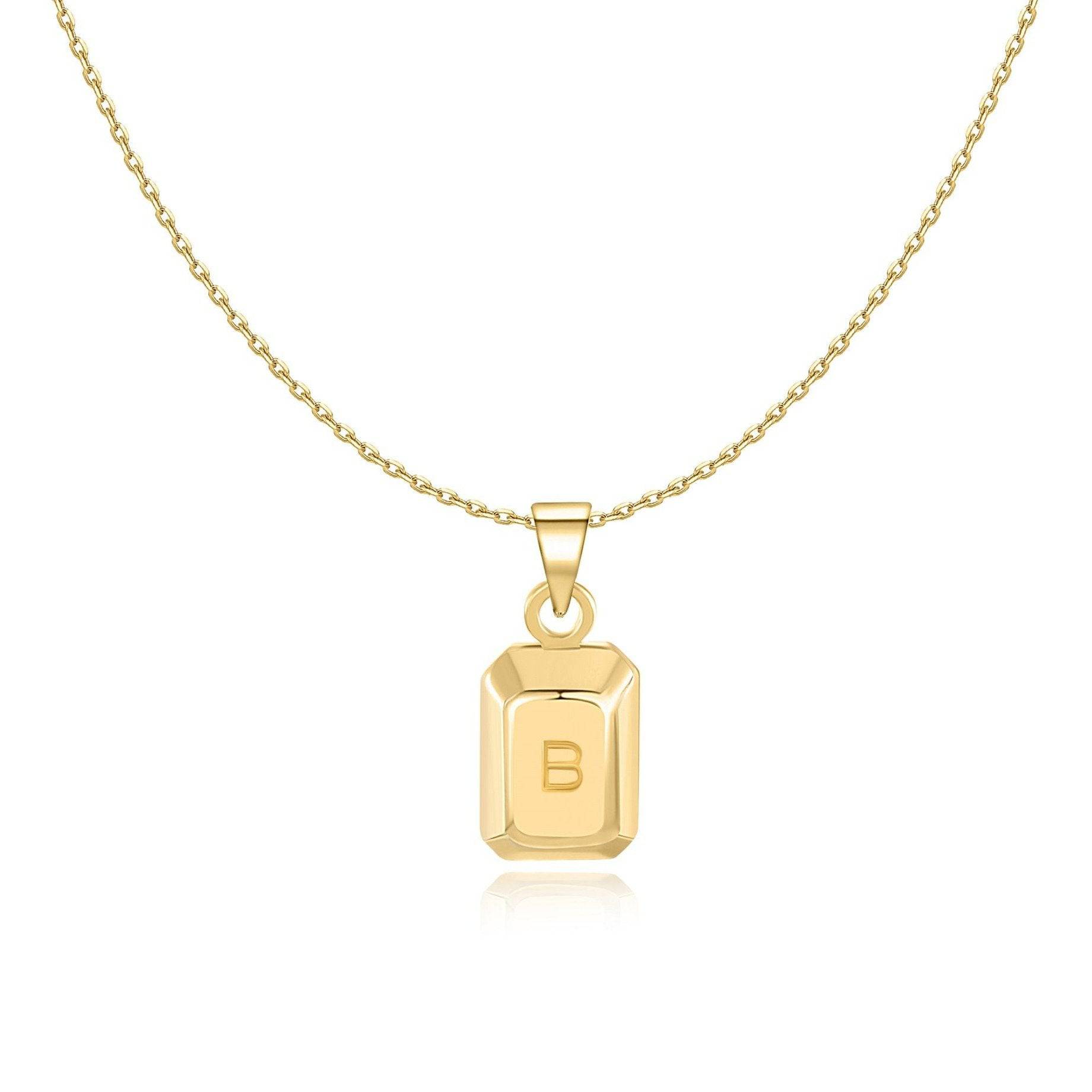 "Initialer Ingot" Halskette - Emily Schmuck