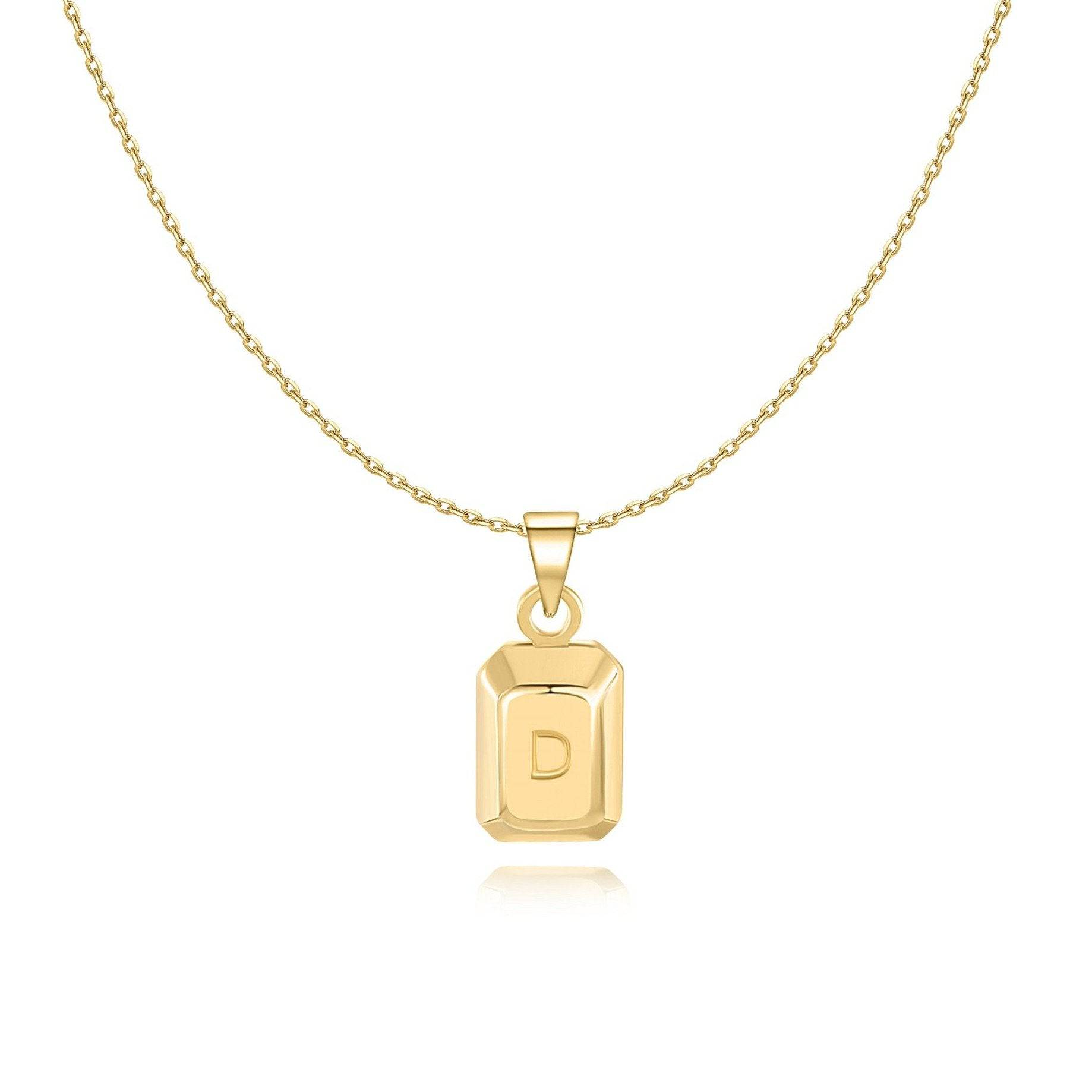 "Initialer Ingot" Halskette - Emily Schmuck