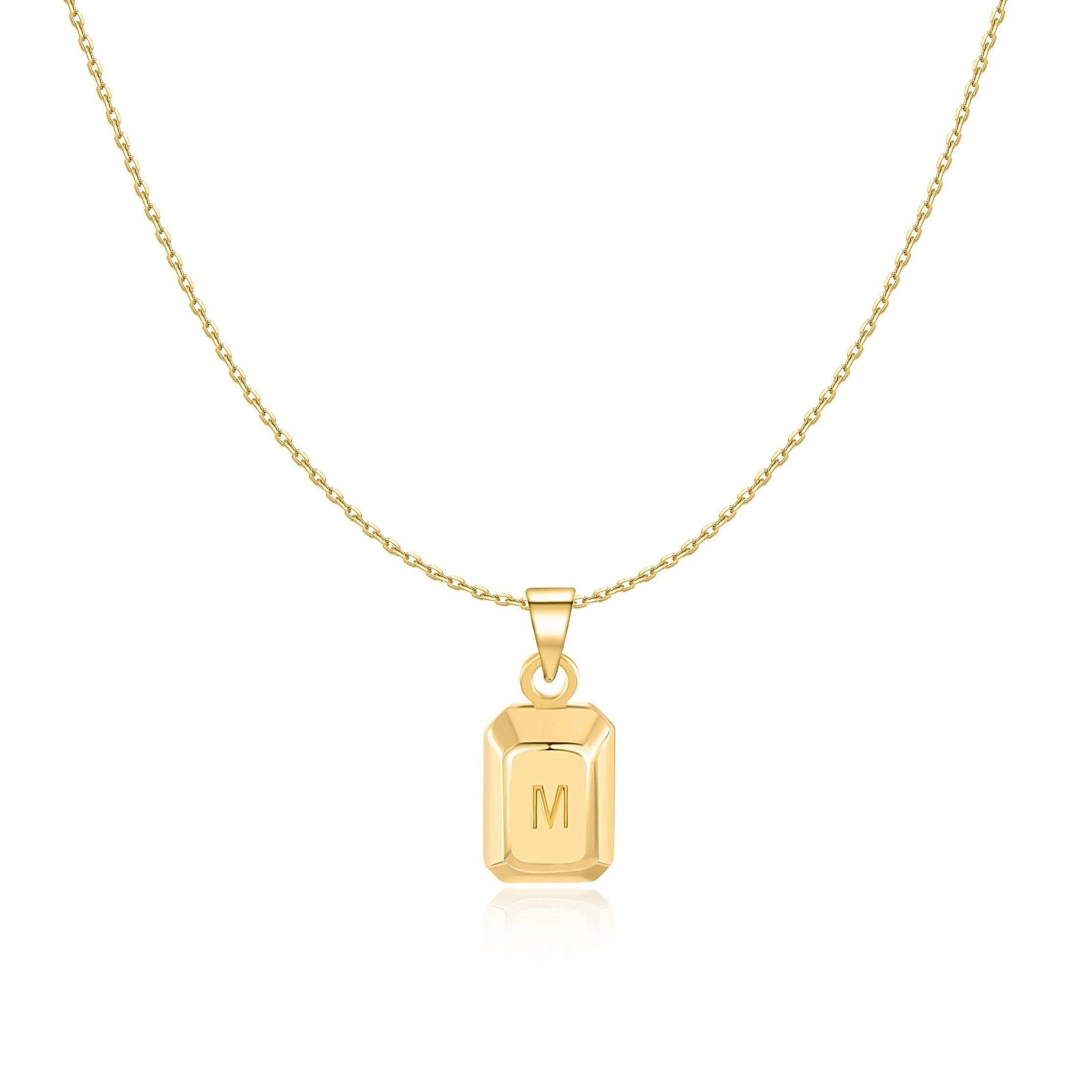 "Initialer Ingot" Halskette - Emily Schmuck