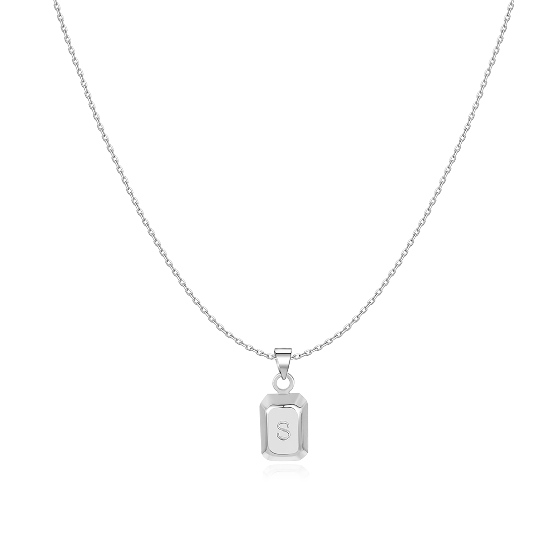 "Initialer Ingot" Halskette - Emily Schmuck