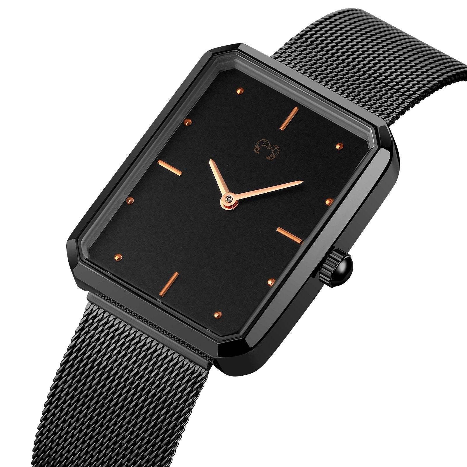 "Kapten" Uhr ~ Anthrazit - Emily Schmuck