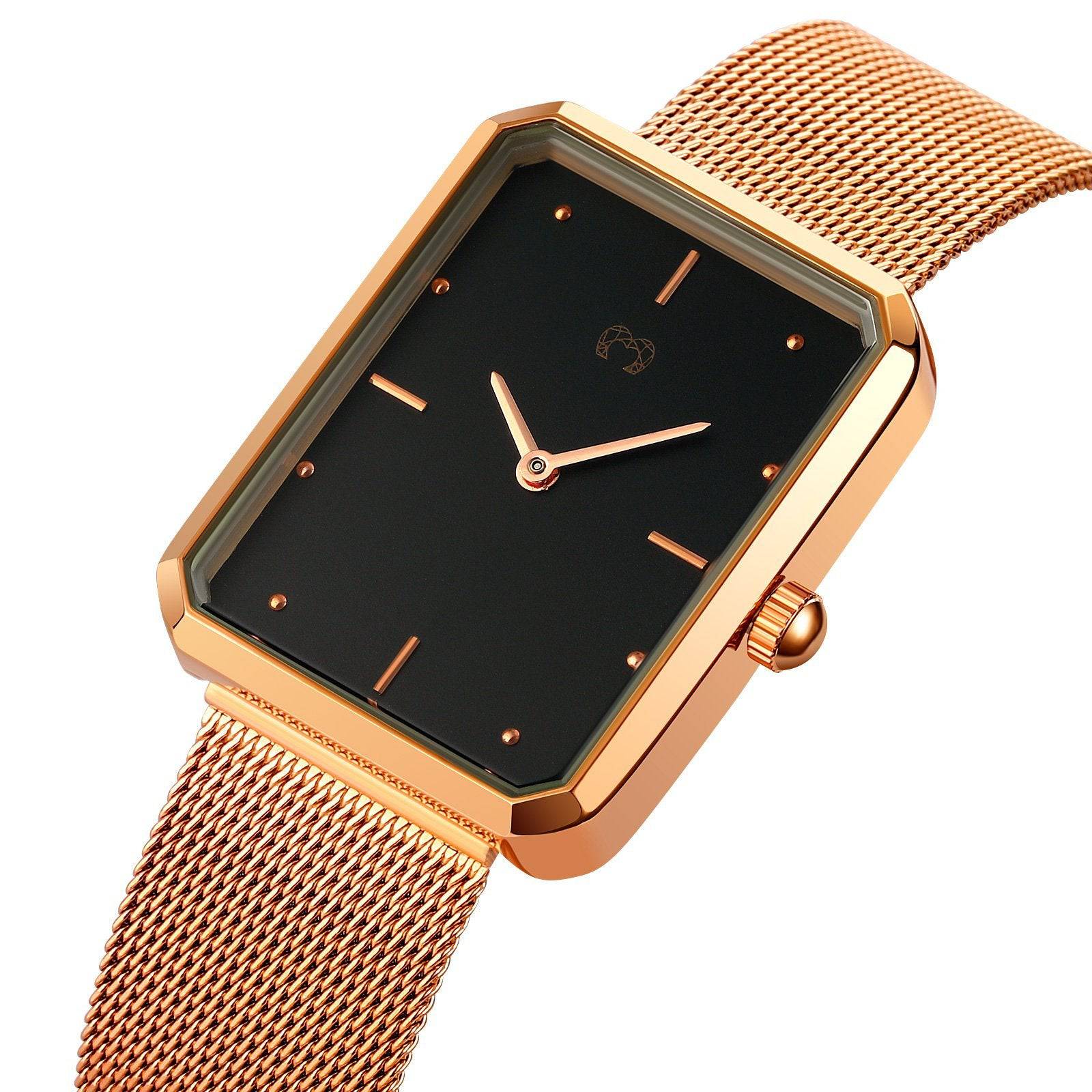 "Kapten" Uhr ~ RosaSchwarz - Emily Schmuck