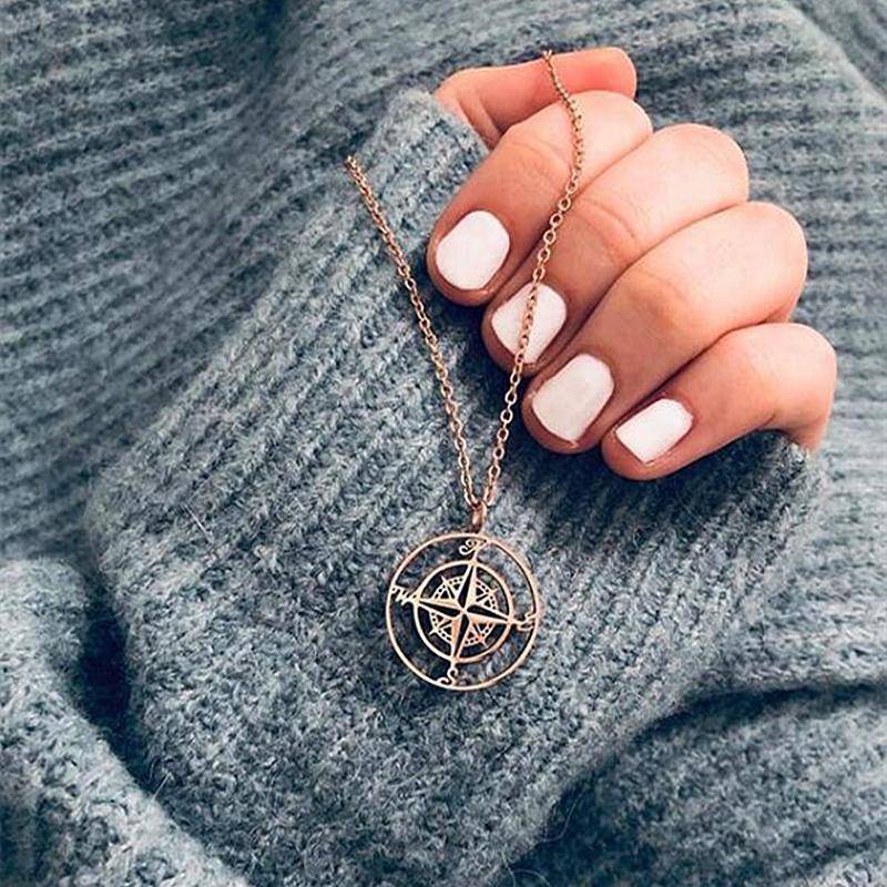 "Kardinal Punkte" Halskette ~Rose Gold/Silber/Gold - Emily Schmuck