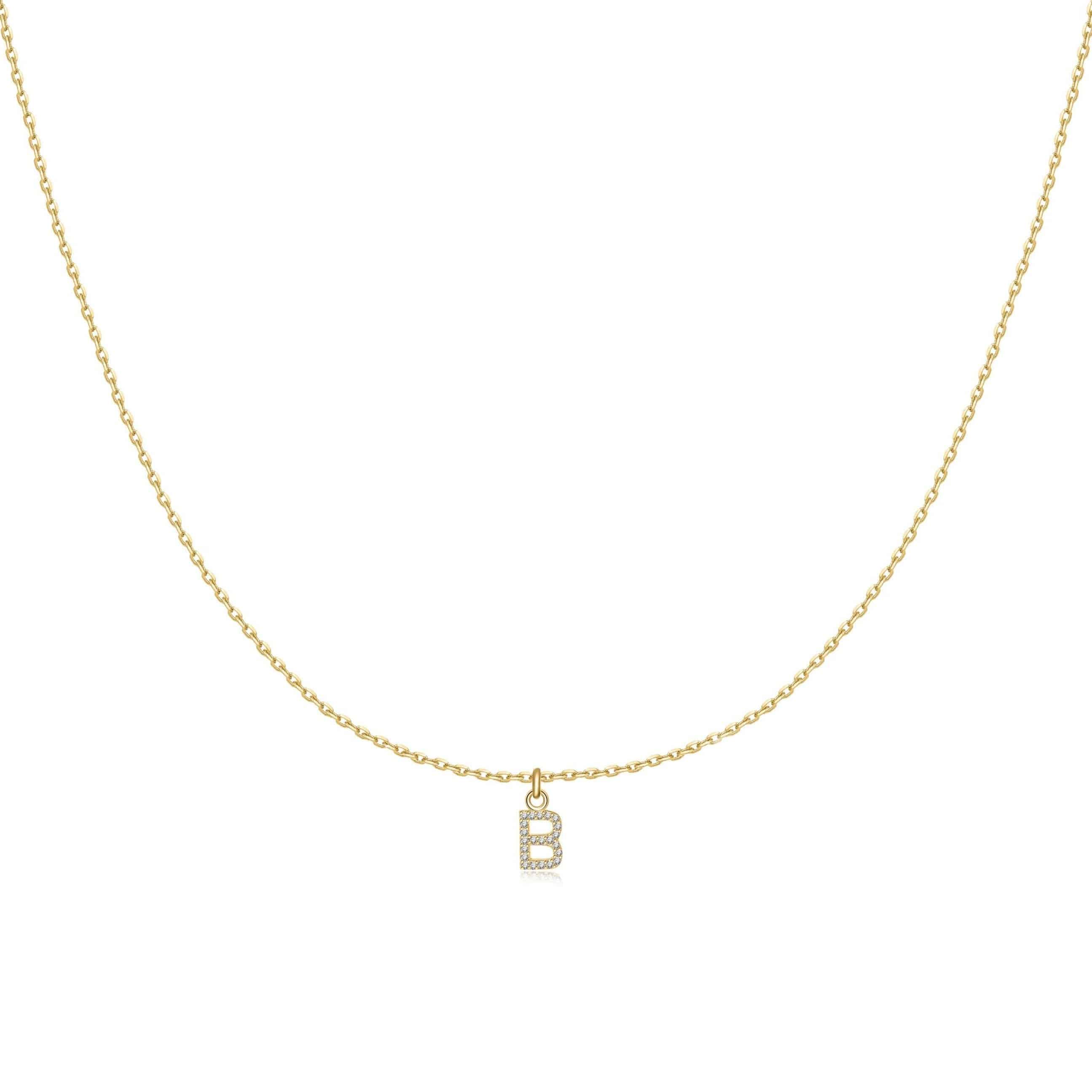 "Kleiner Anfangsbuchstabe" Halskette - Emily Schmuck