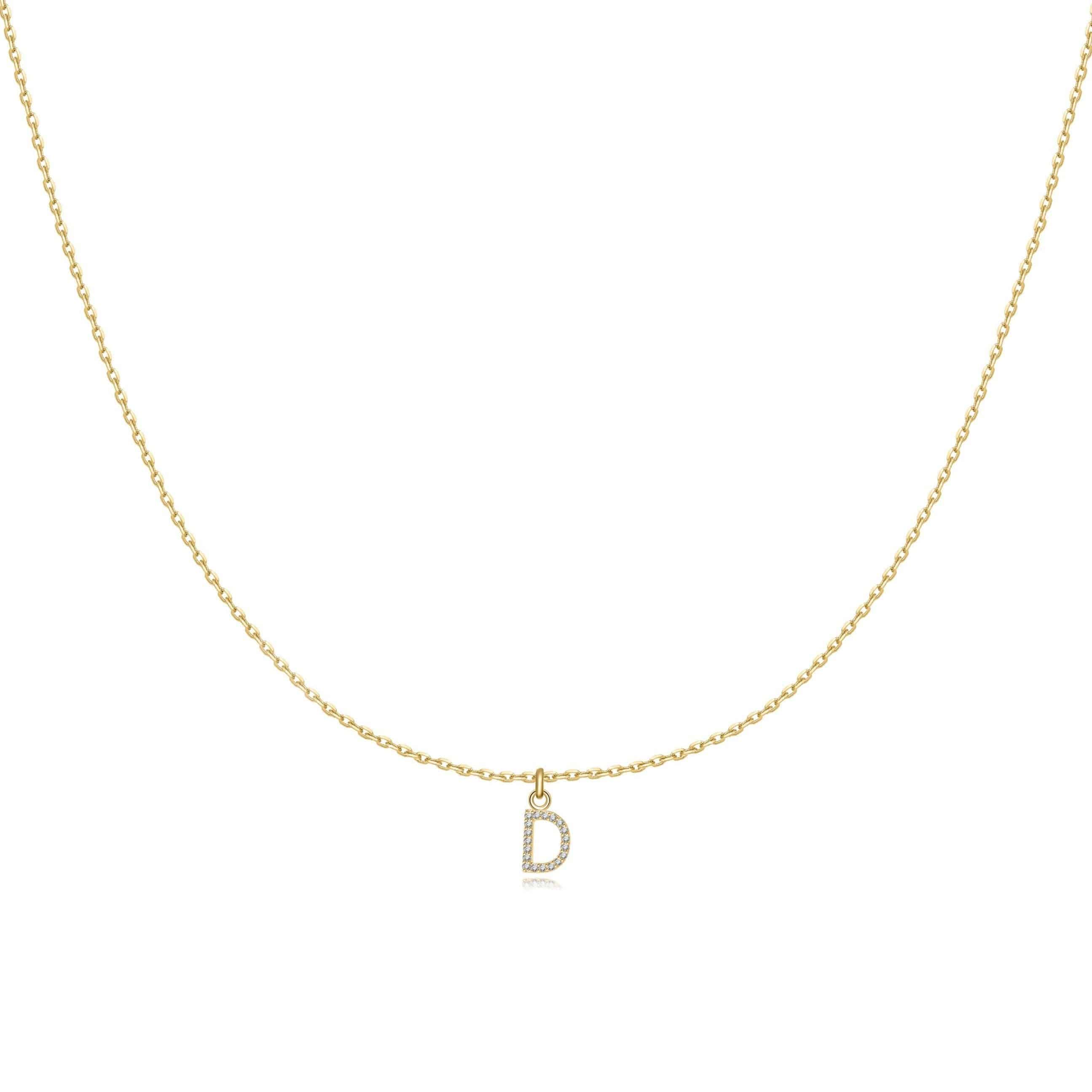 "Kleiner Anfangsbuchstabe" Halskette - Emily Schmuck