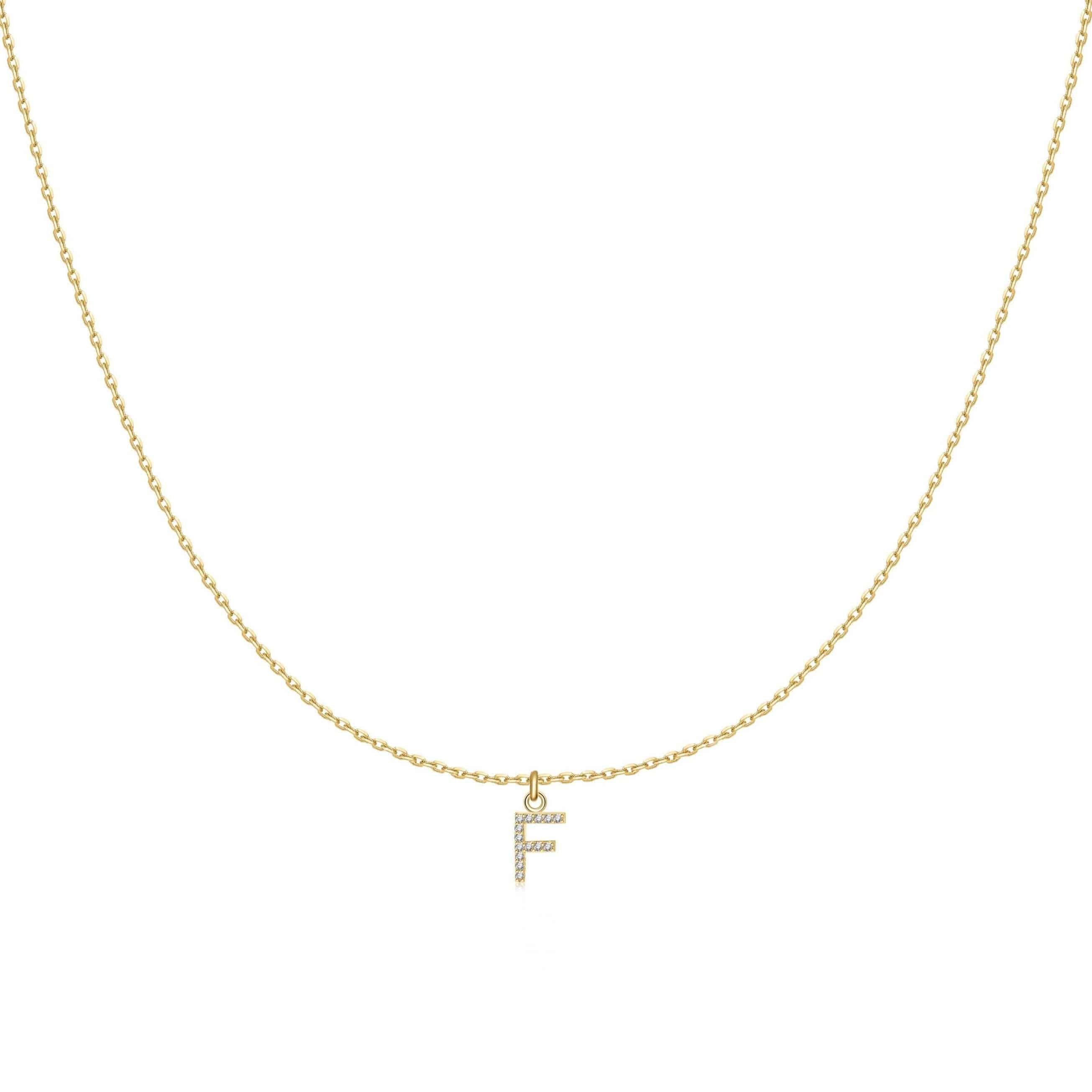 "Kleiner Anfangsbuchstabe" Halskette - Emily Schmuck