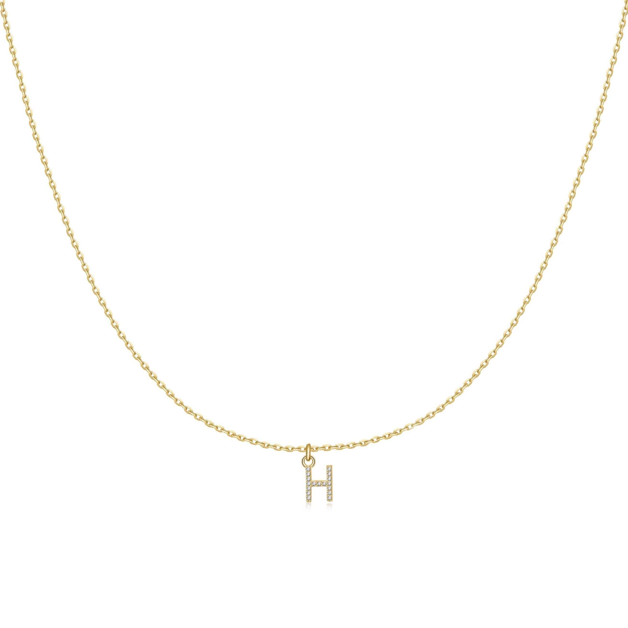 "Kleiner Anfangsbuchstabe" Halskette - Emily Schmuck