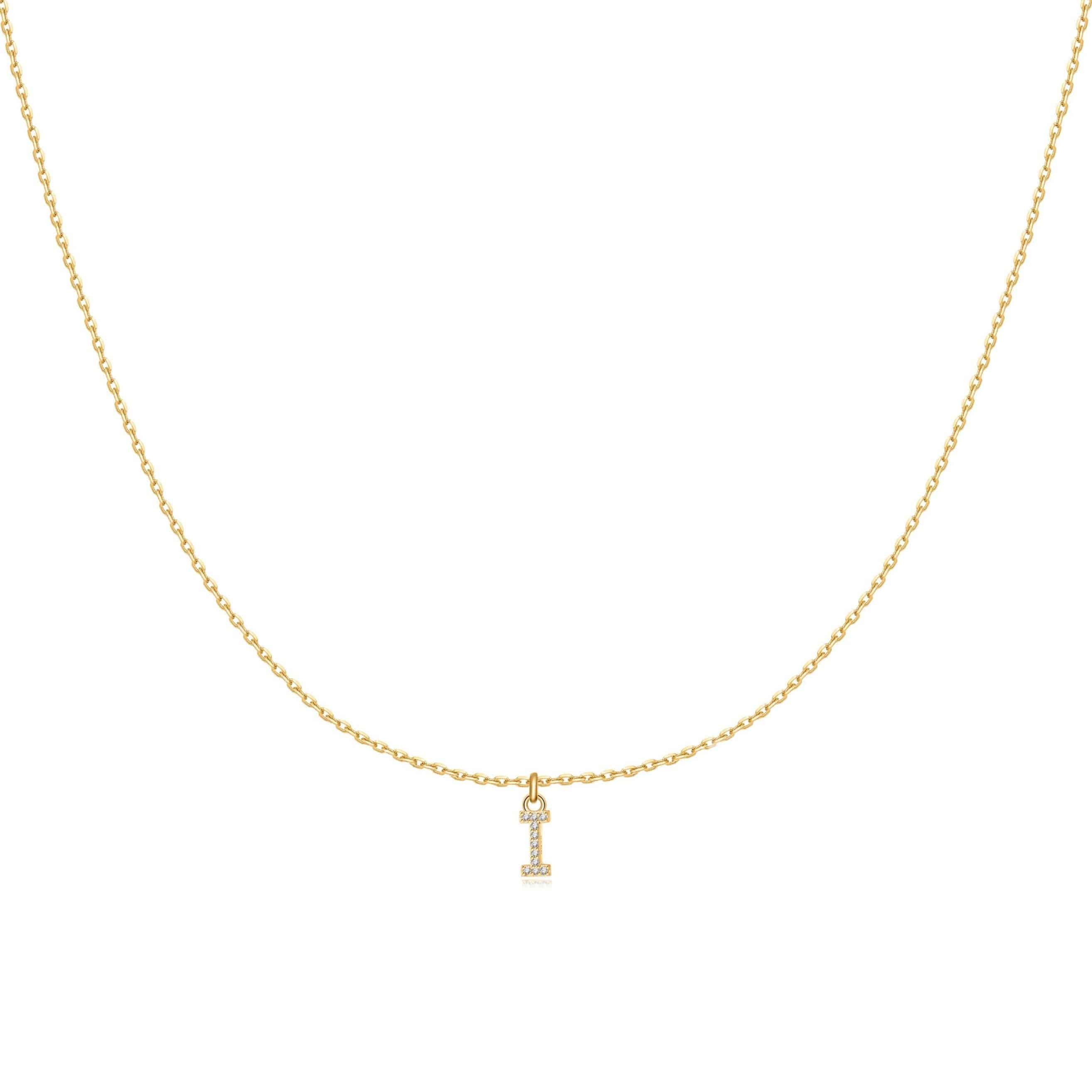 "Kleiner Anfangsbuchstabe" Halskette - Emily Schmuck