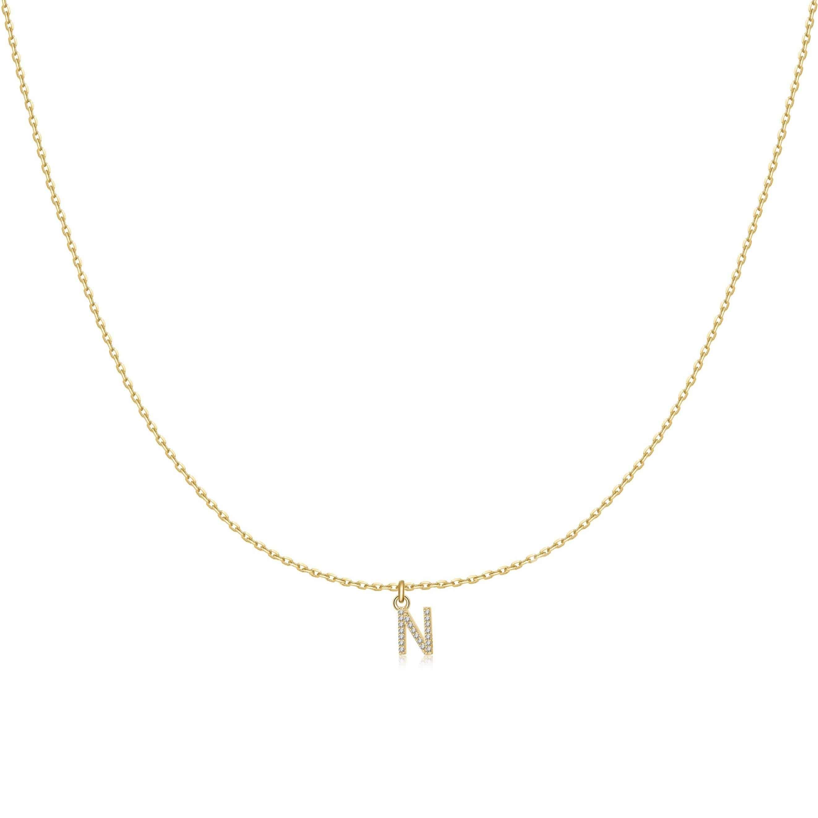 "Kleiner Anfangsbuchstabe" Halskette - Emily Schmuck