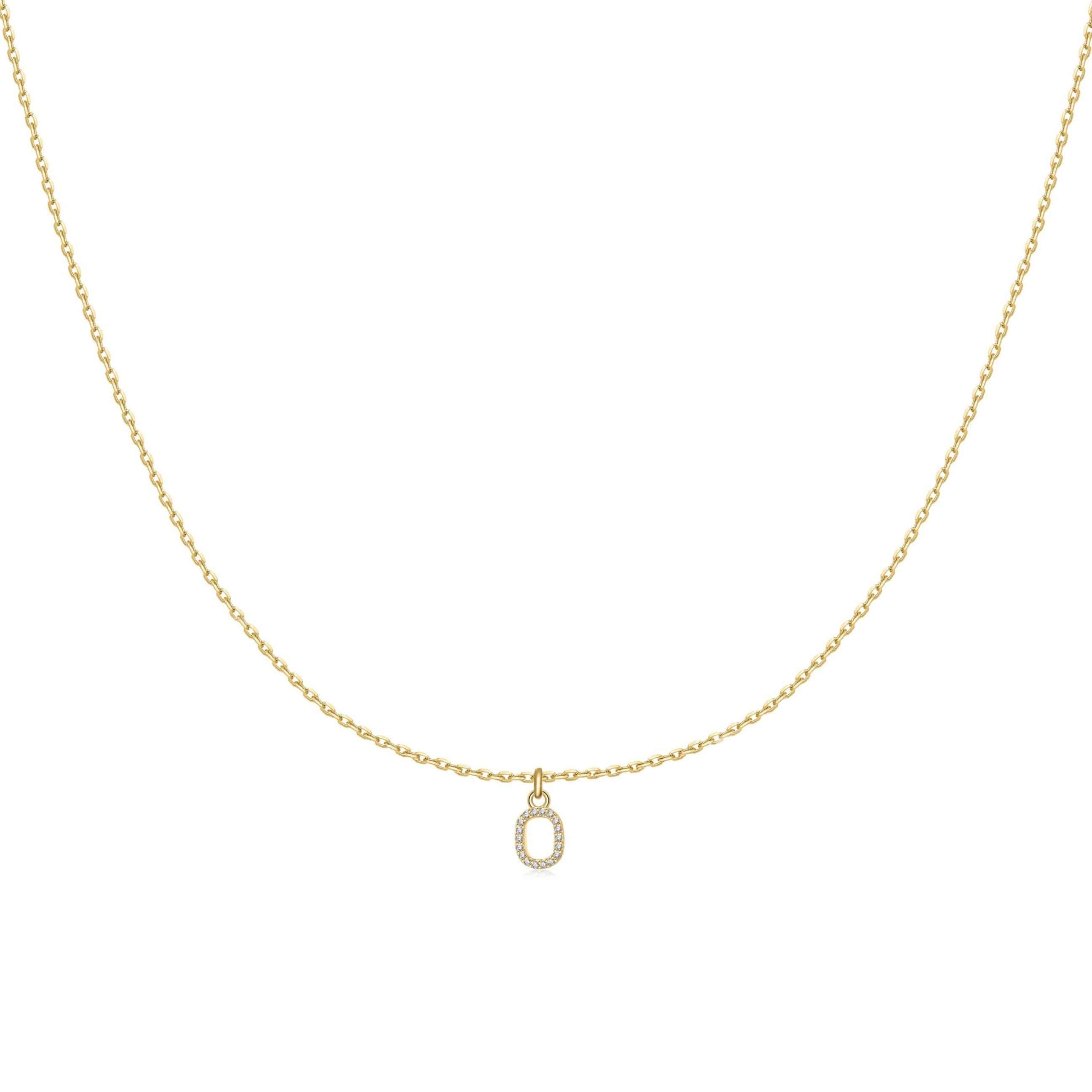 "Kleiner Anfangsbuchstabe" Halskette - Emily Schmuck