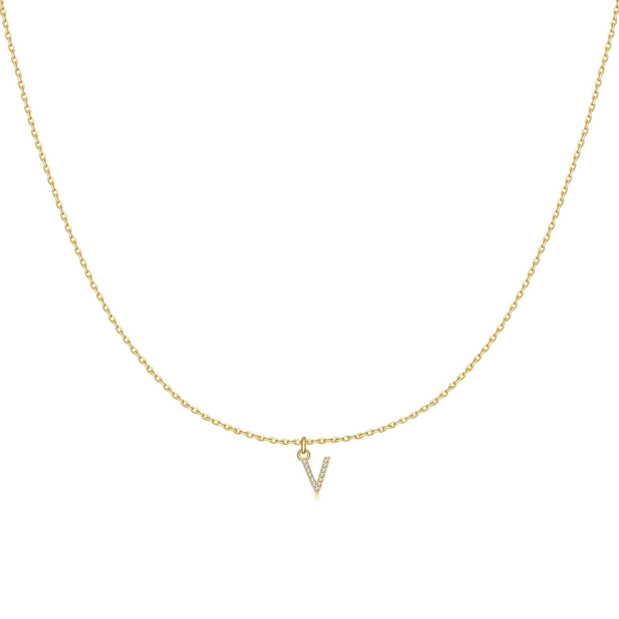 "Kleiner Anfangsbuchstabe" Halskette - Emily Schmuck