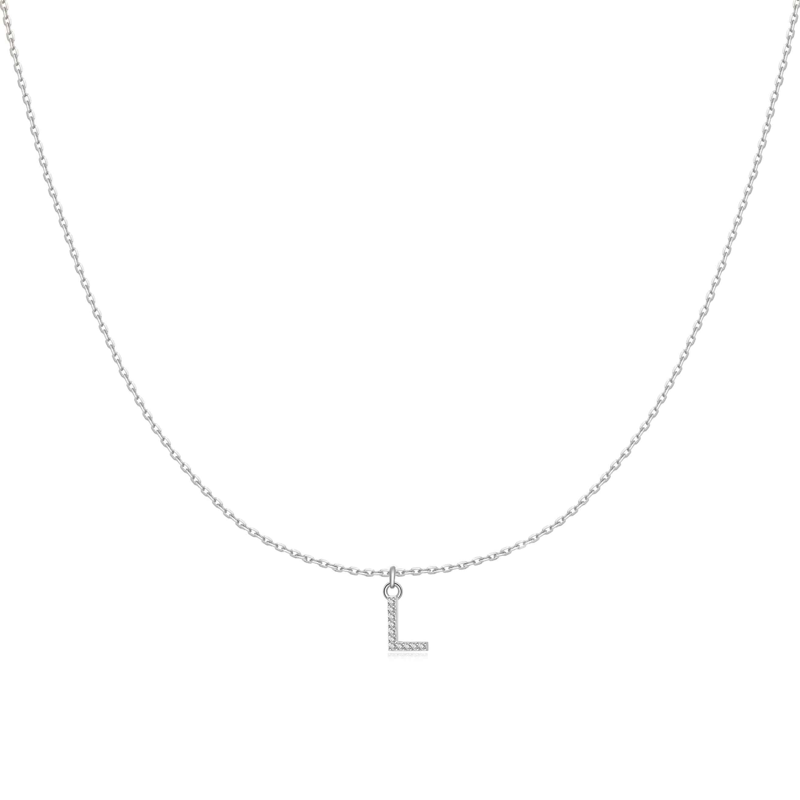 "Kleiner Anfangsbuchstabe" Halskette - Emily Schmuck