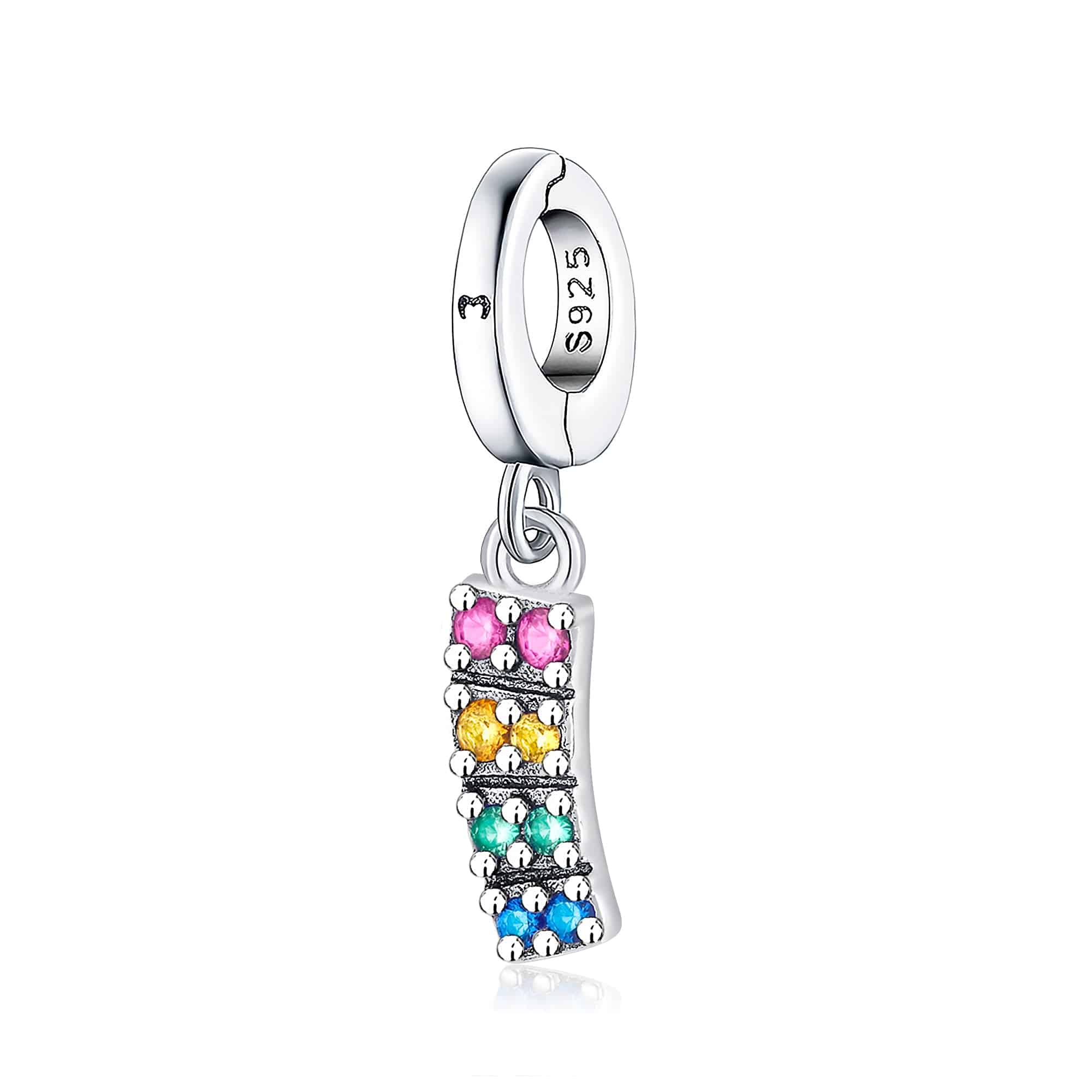 "Kleiner Farbbalken" Charm - Emily Schmuck