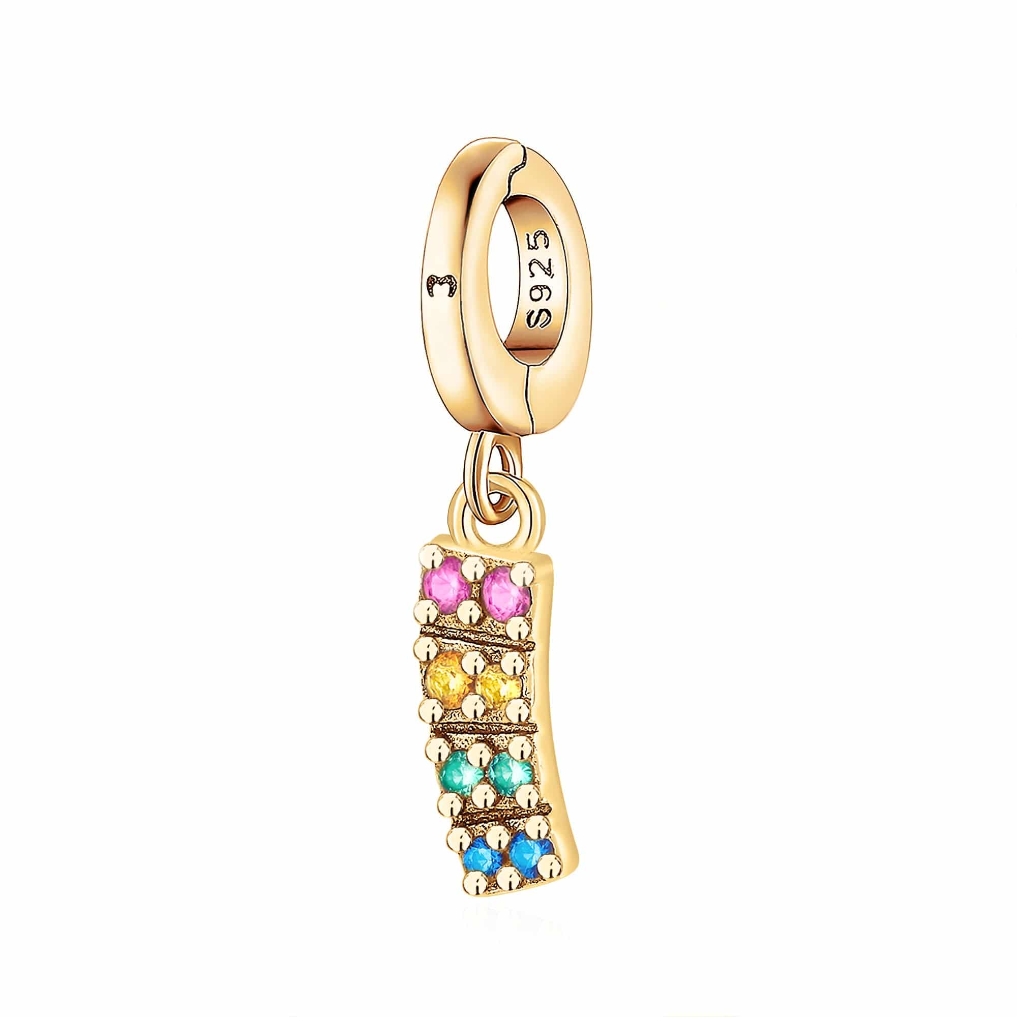 "Kleiner Farbbalken" Charm - Emily Schmuck
