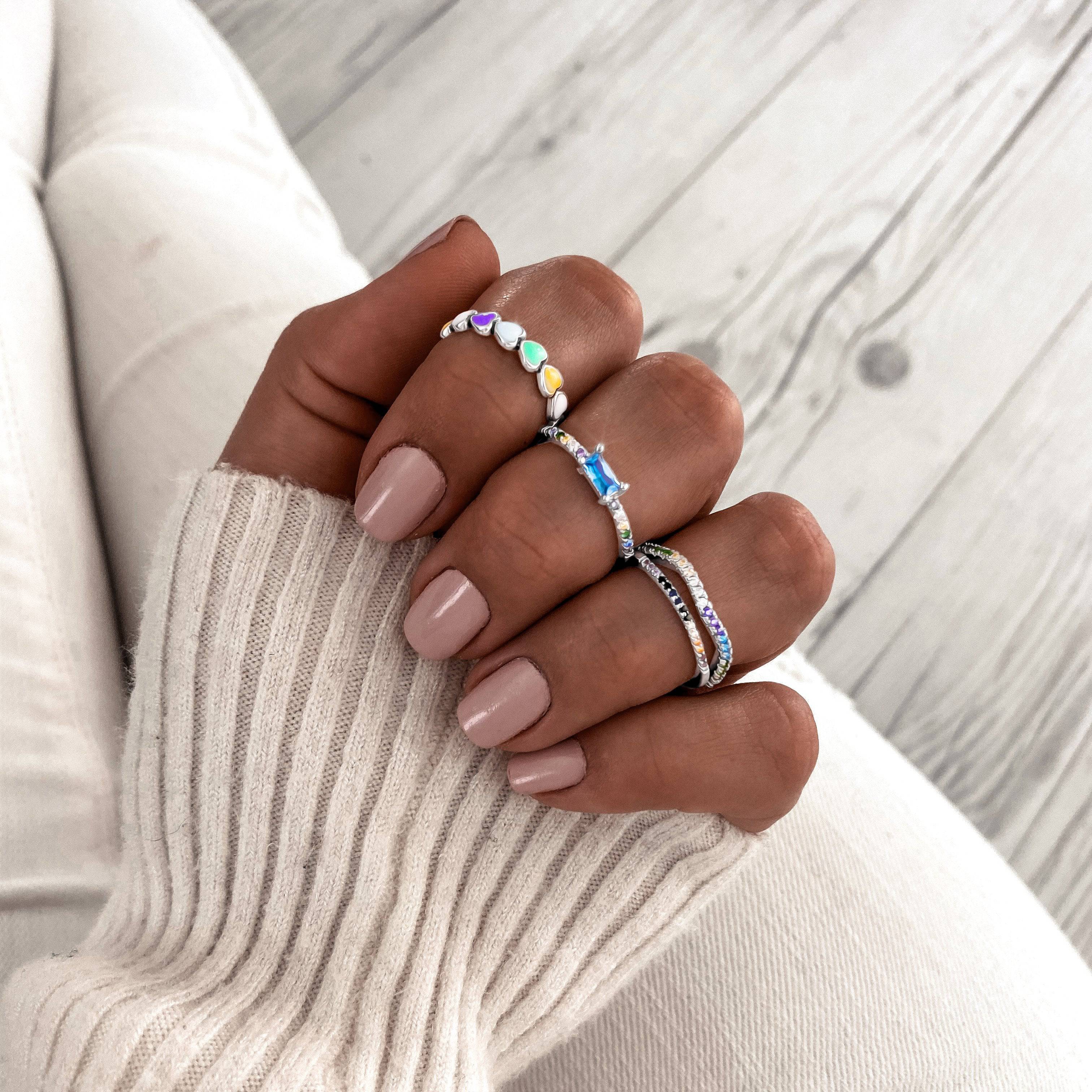 "Regenbogen" Ring - Emily Schmuck