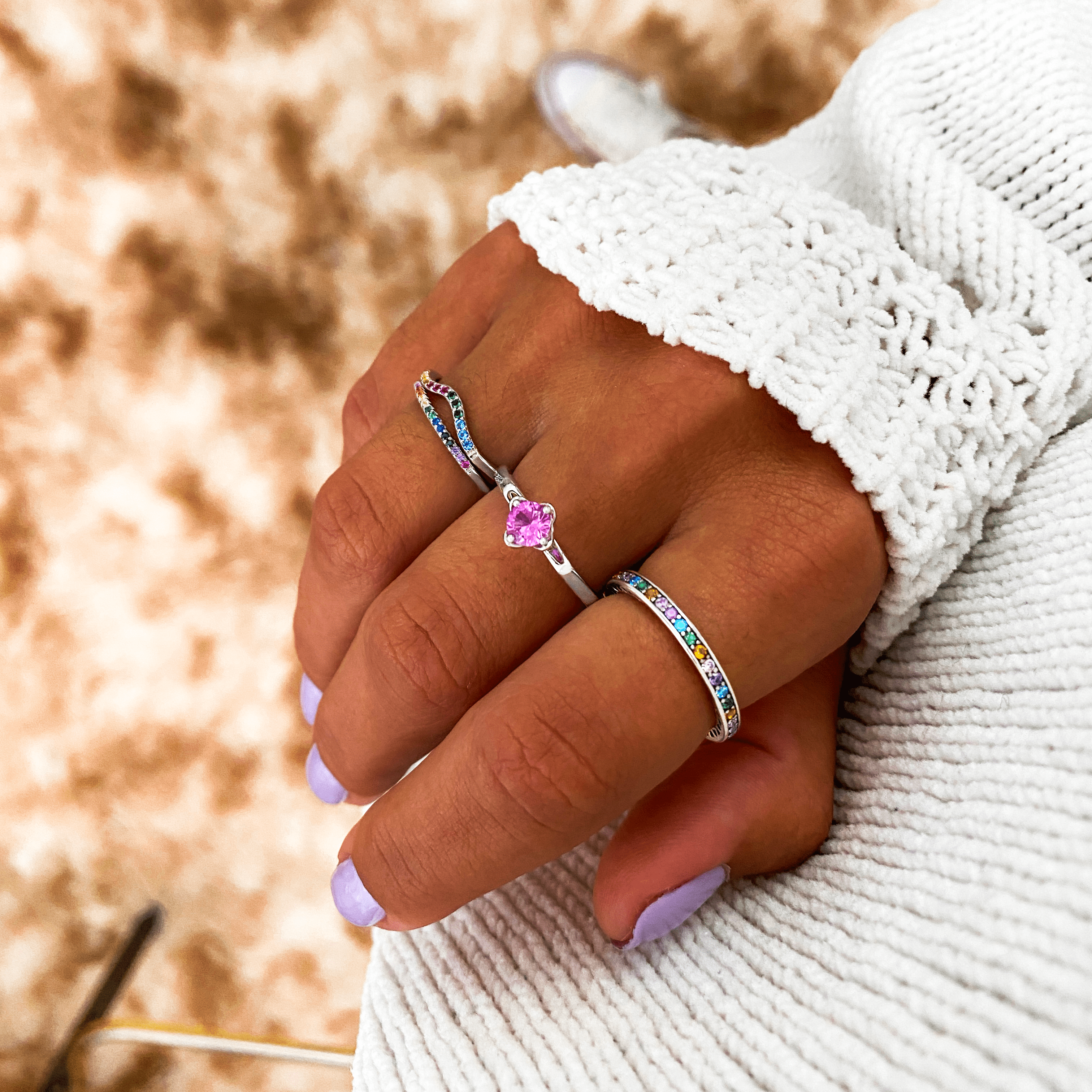 "Regenbogen" Ring - Emily Schmuck