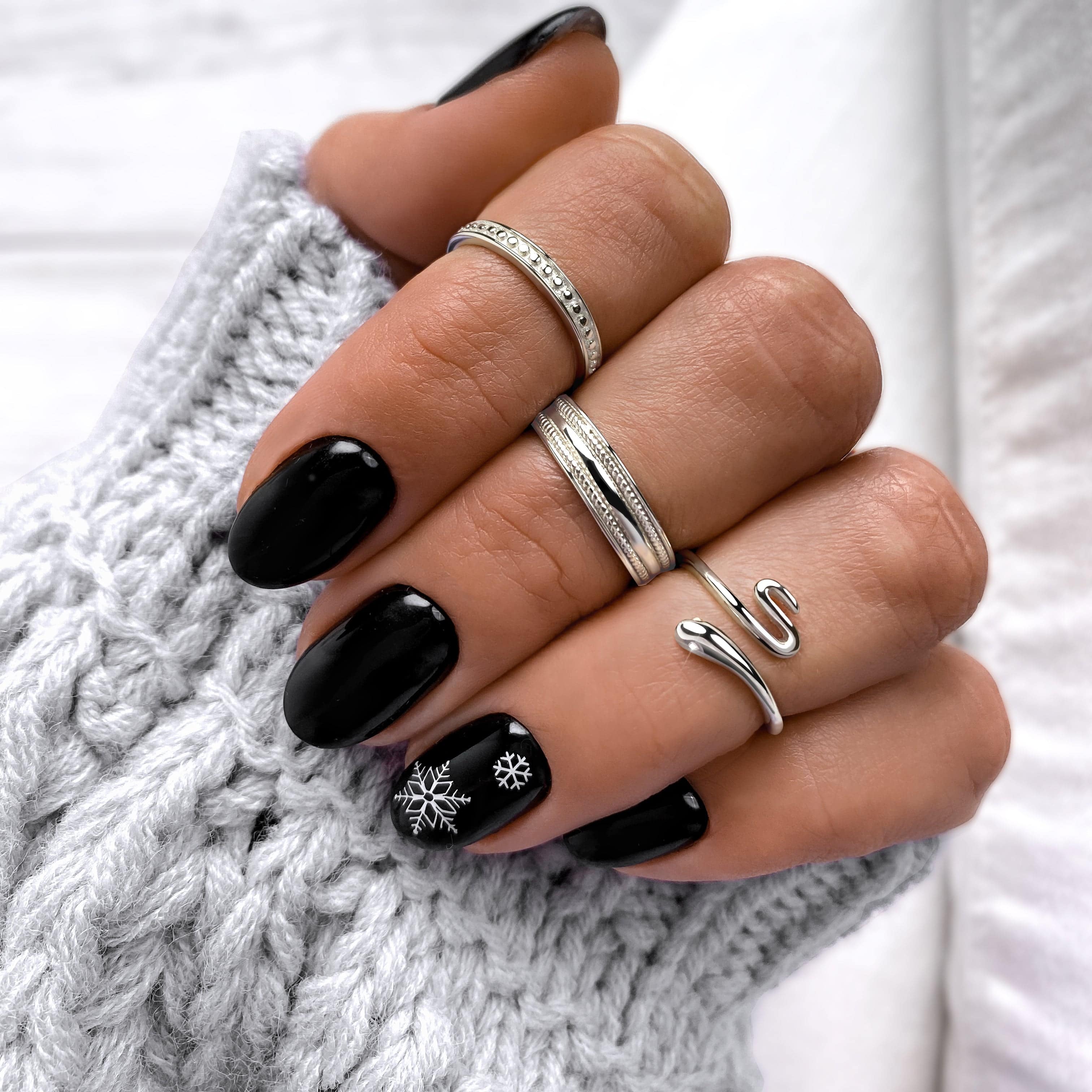 "Schlange" Midi Ring - Emily Schmuck