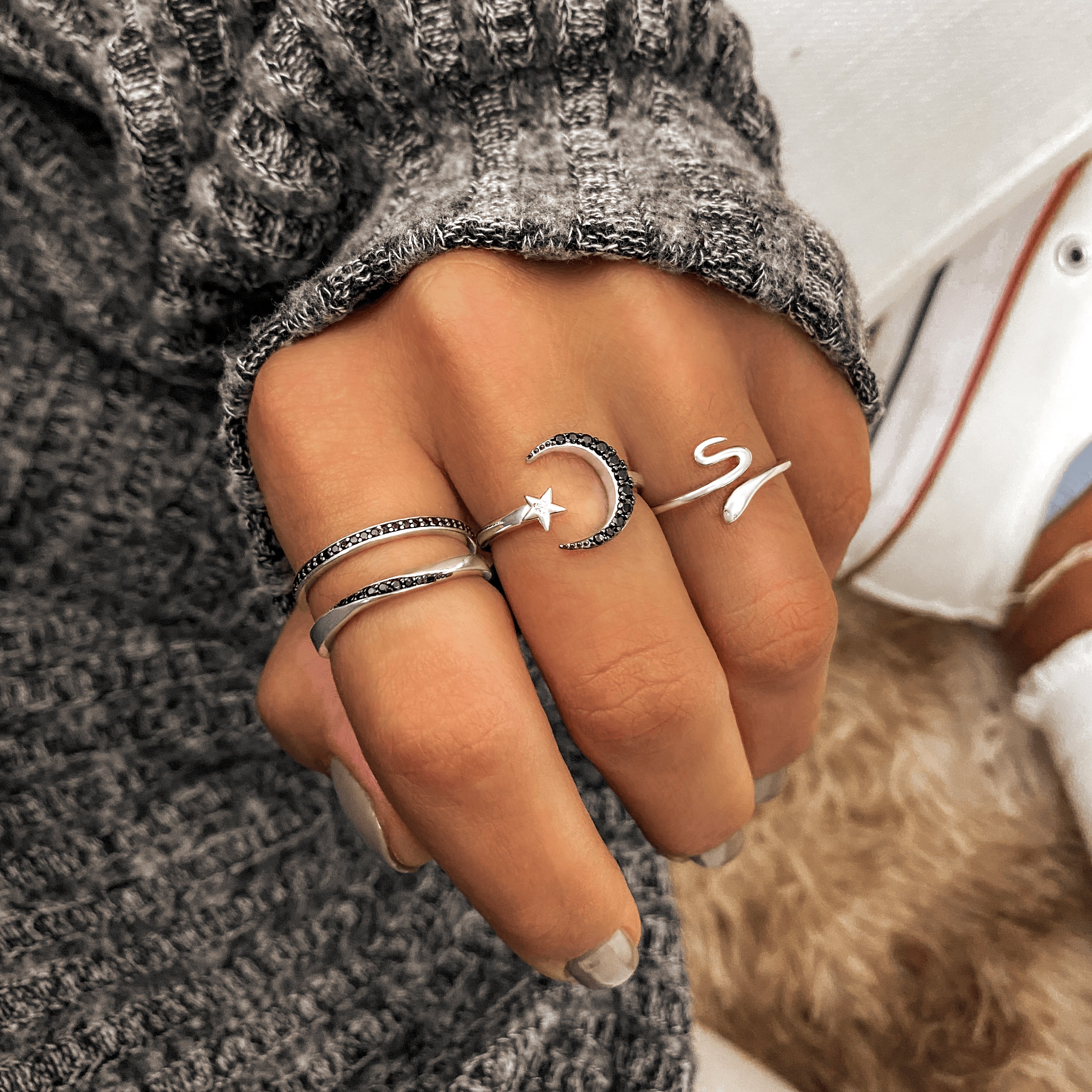 "Schlange" Ring - Emily Schmuck