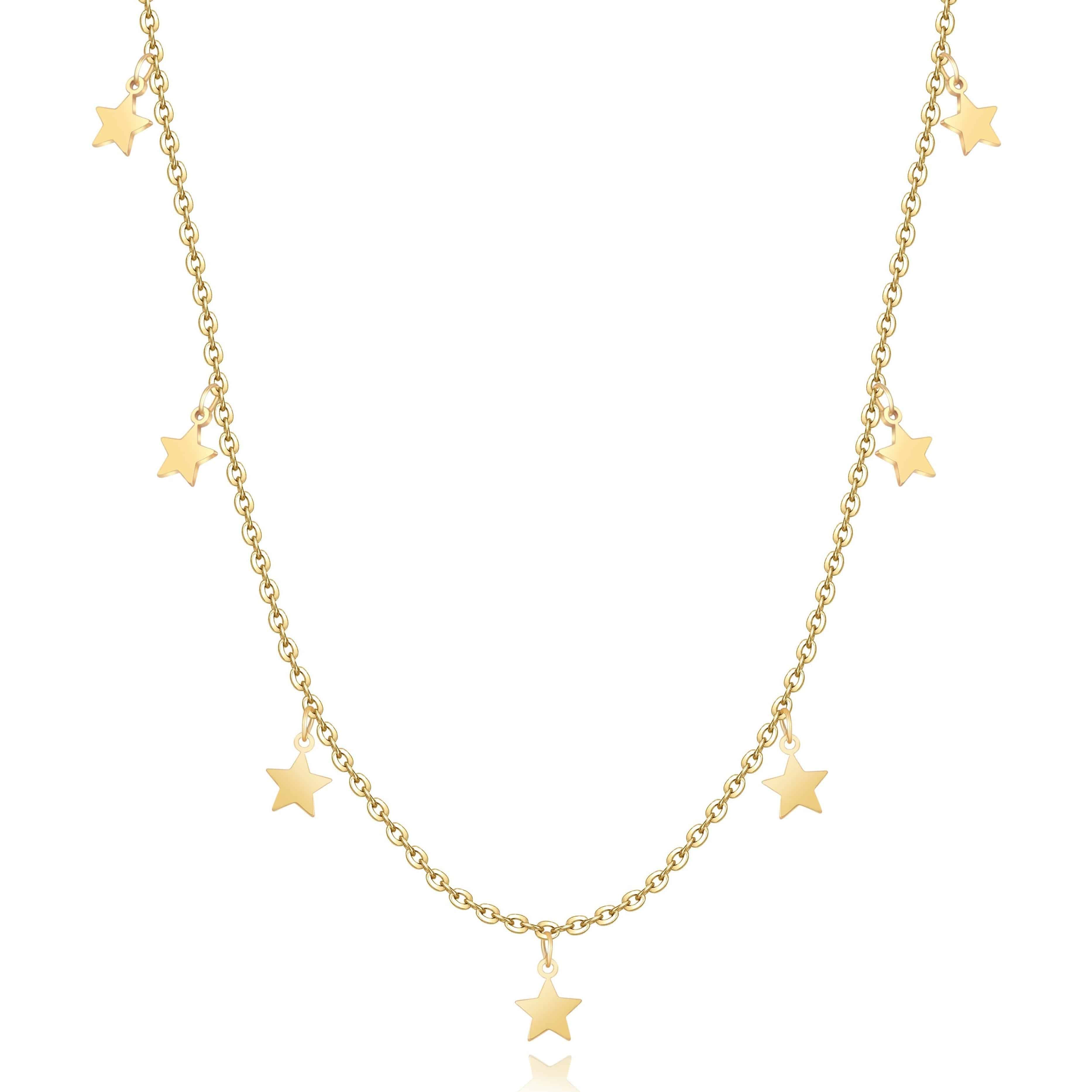 "Sterne" Halskette ~Silber/Gold - Emily Schmuck