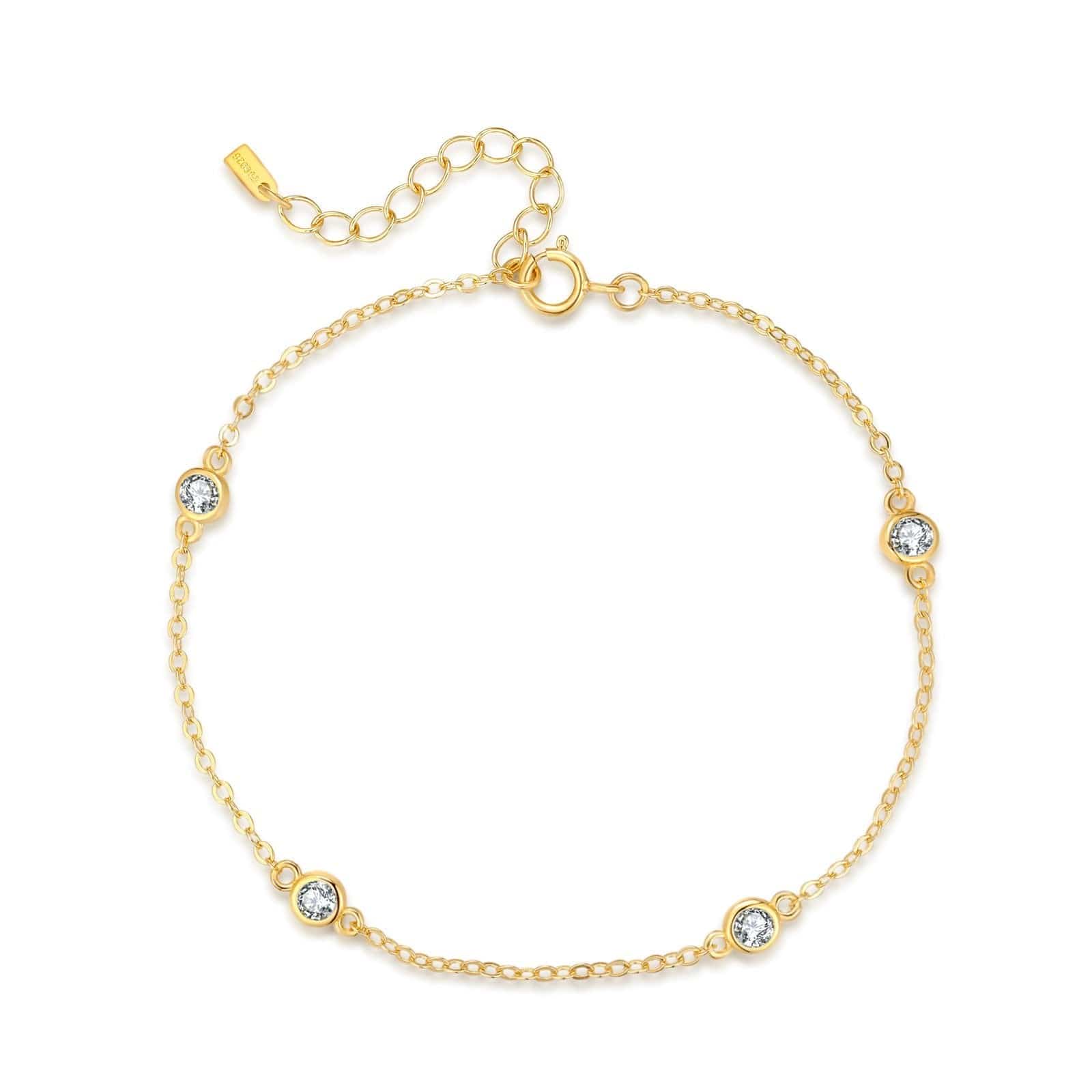 "Vier Glänzende" Armband - Emily Schmuck