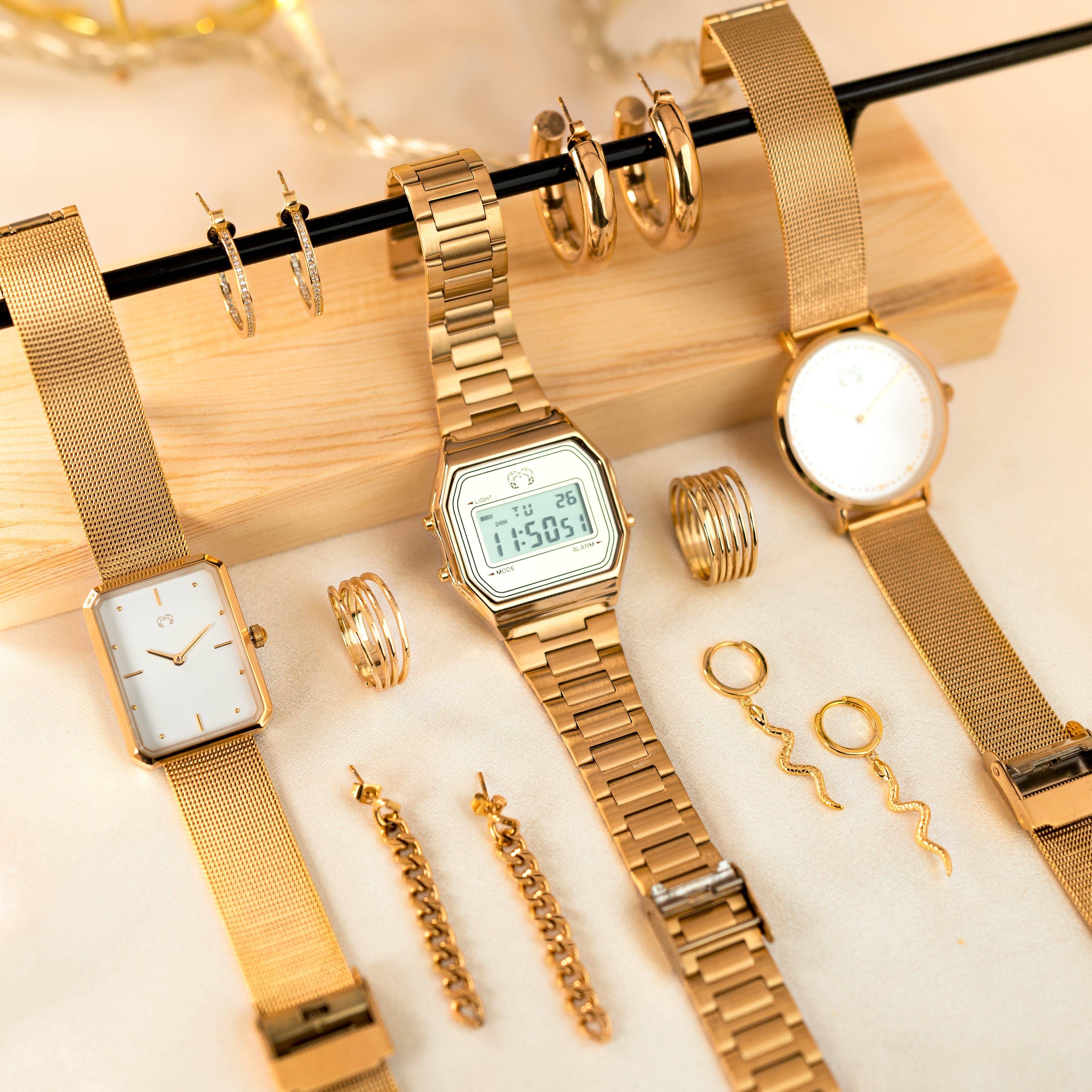 "Vintage" Digitale Uhr - Emily Schmuck