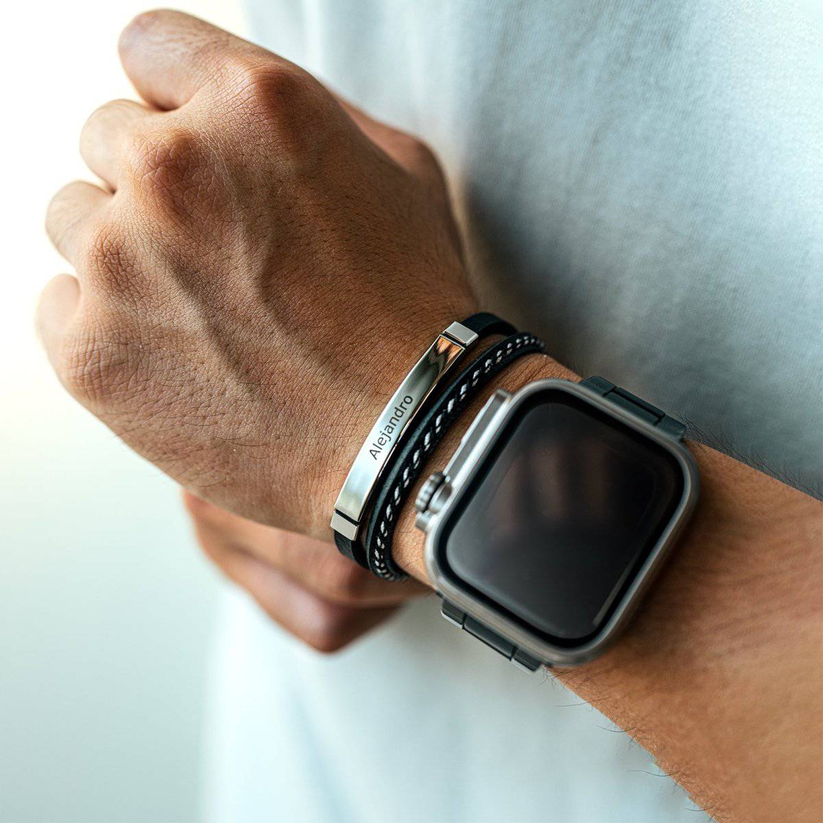 Lederarmbänder für Herren