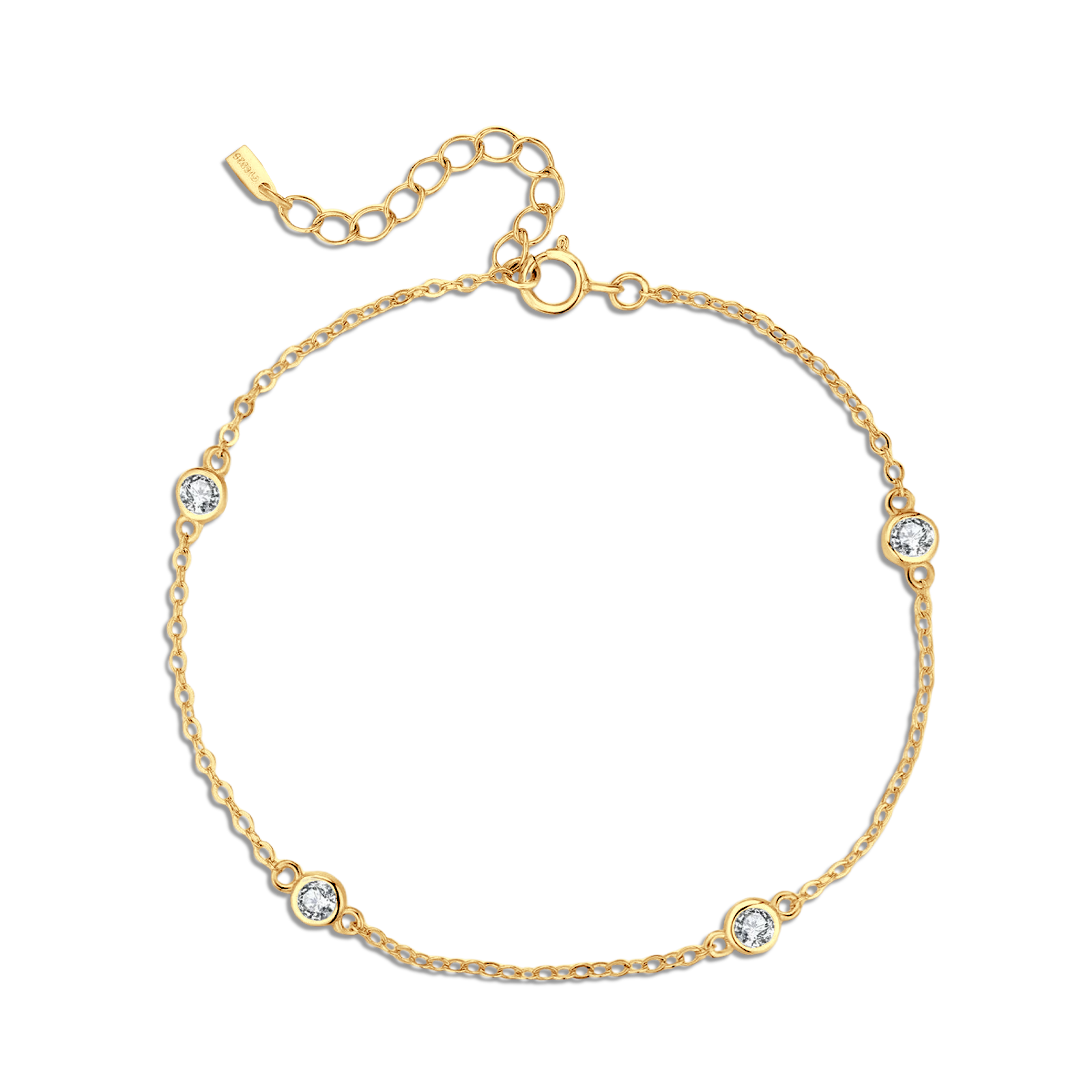Vier Glänzende Armband - Emily Schmuck