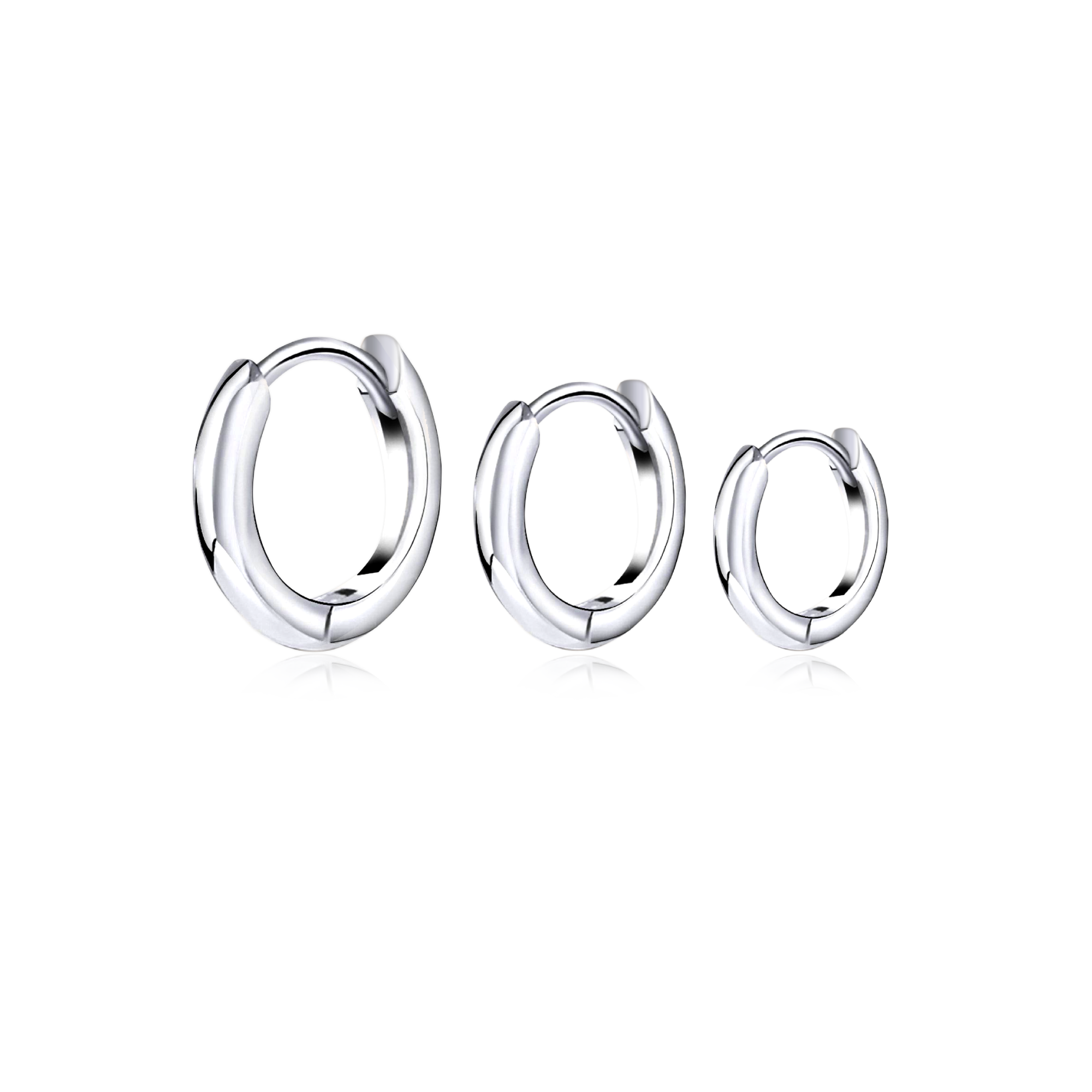 3-Ringe Ohrringe