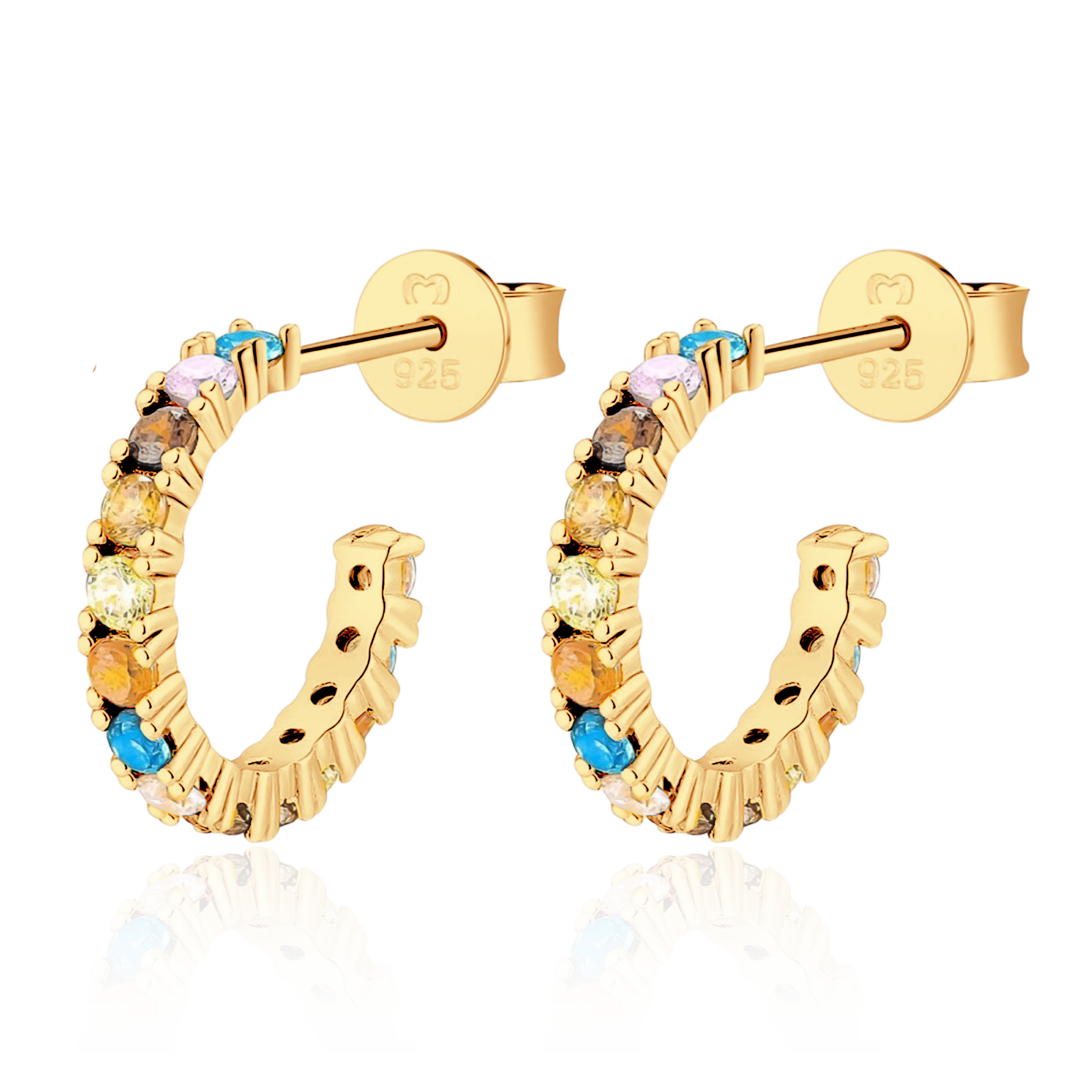 Halbring Tropisch Ohrringe