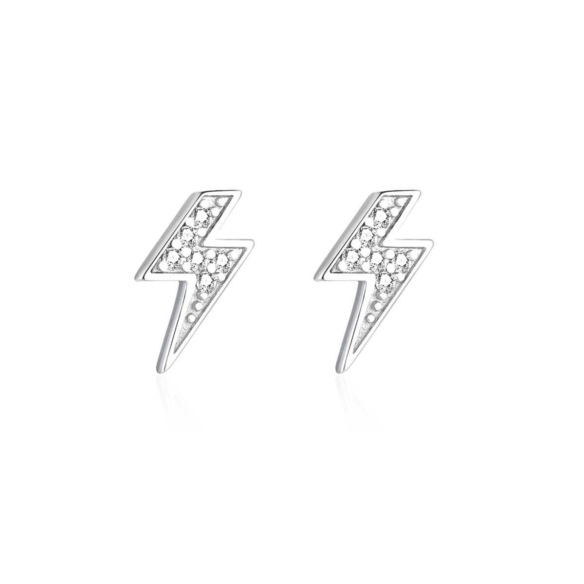 Glitzernde Blitze Ohrringe - Emily Schmuck