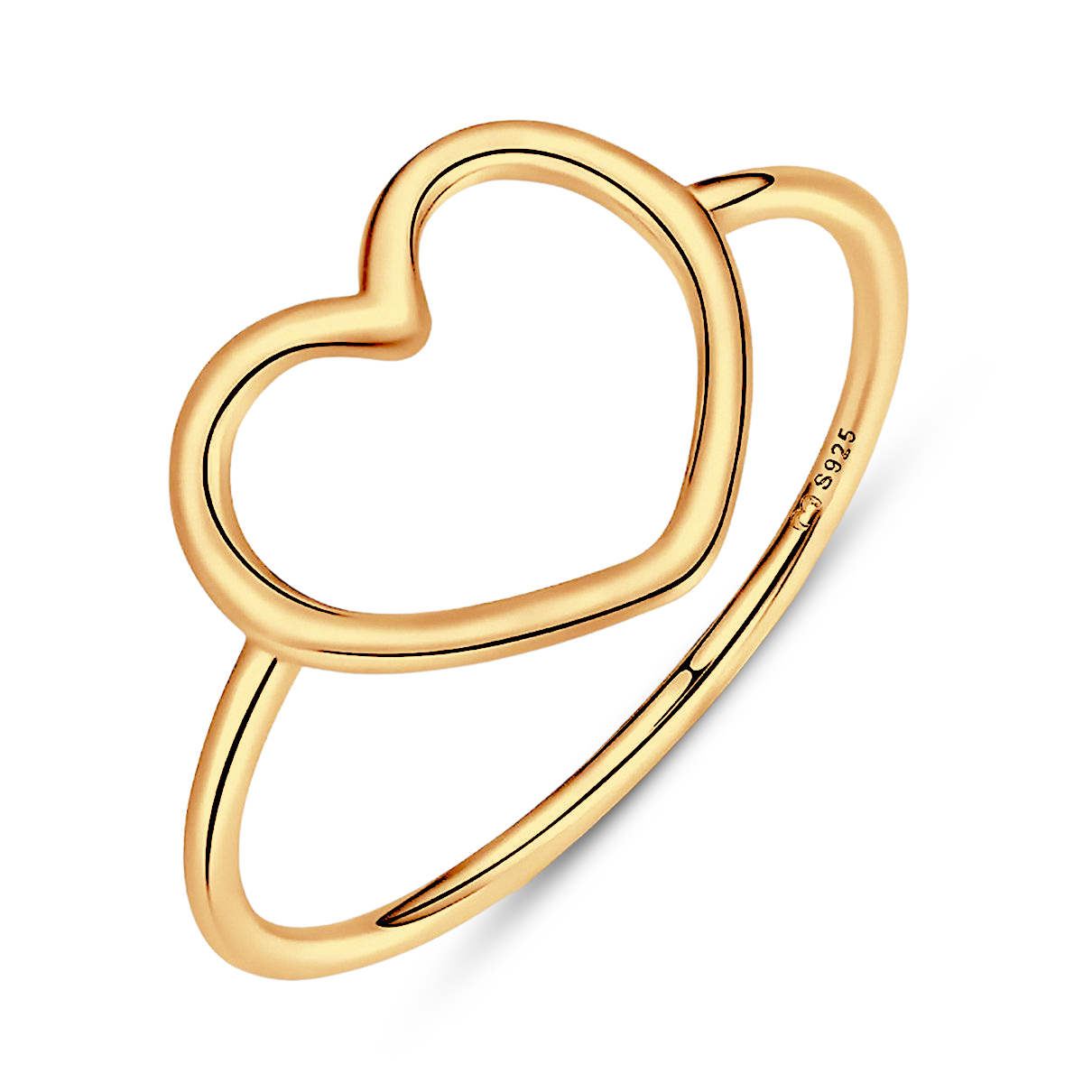 Minimalistisches Herz Ring - Emily Schmuck
