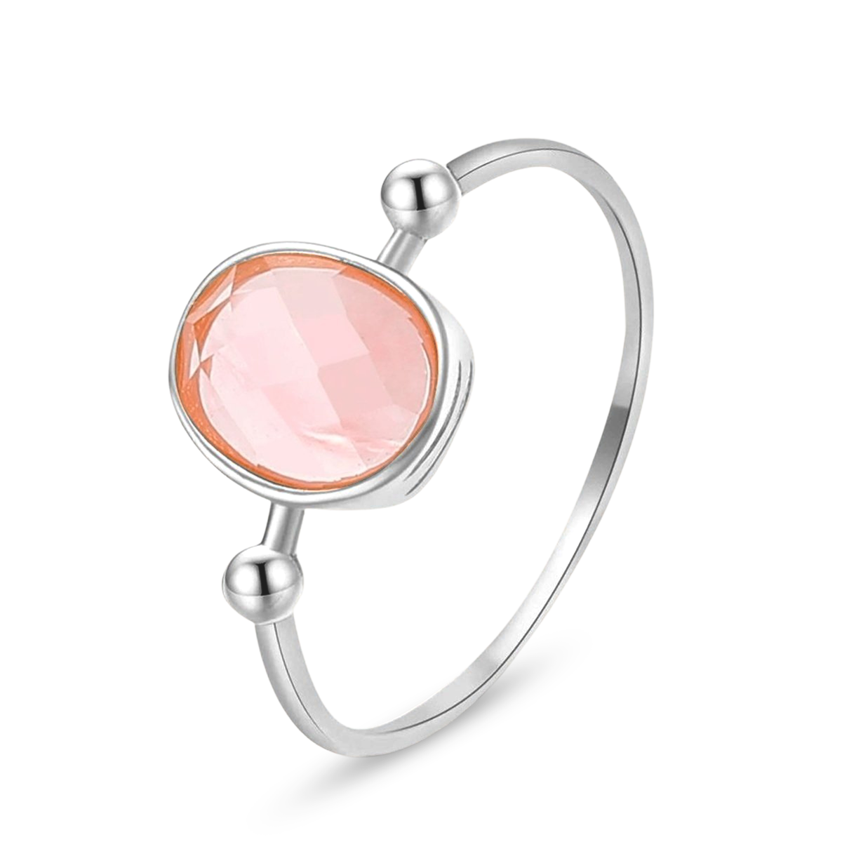 Rosa Glanz Ring - Emily Schmuck