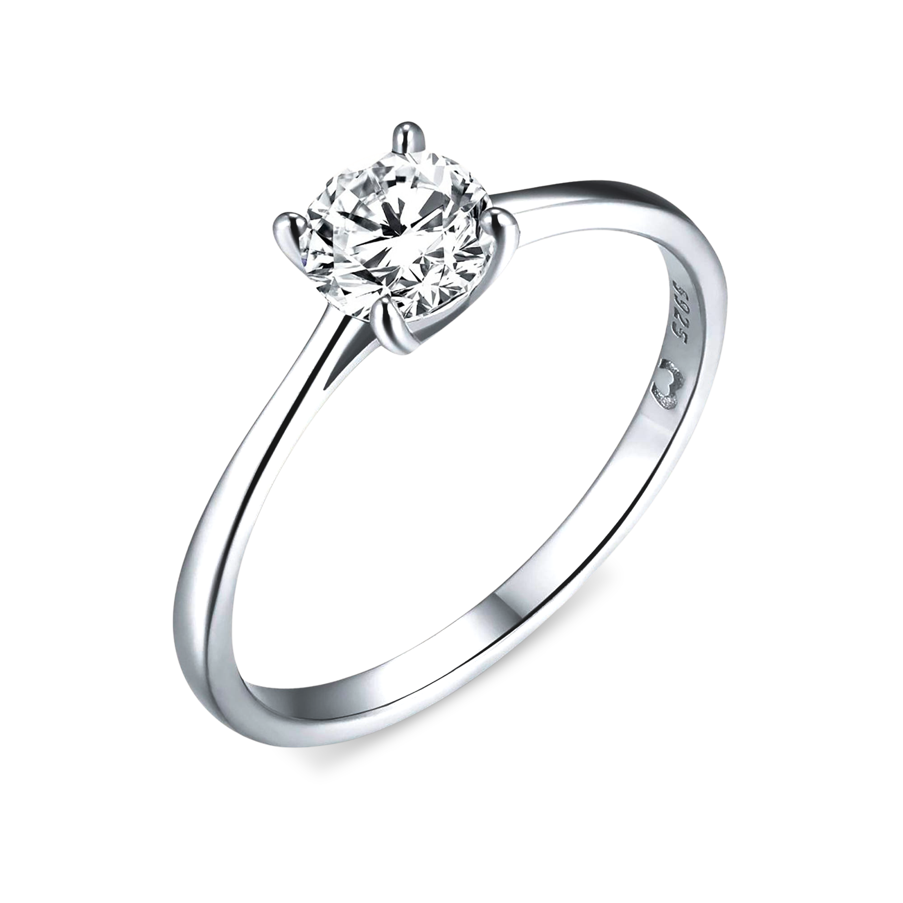 Runder Zirkon Ring - Emily Schmuck