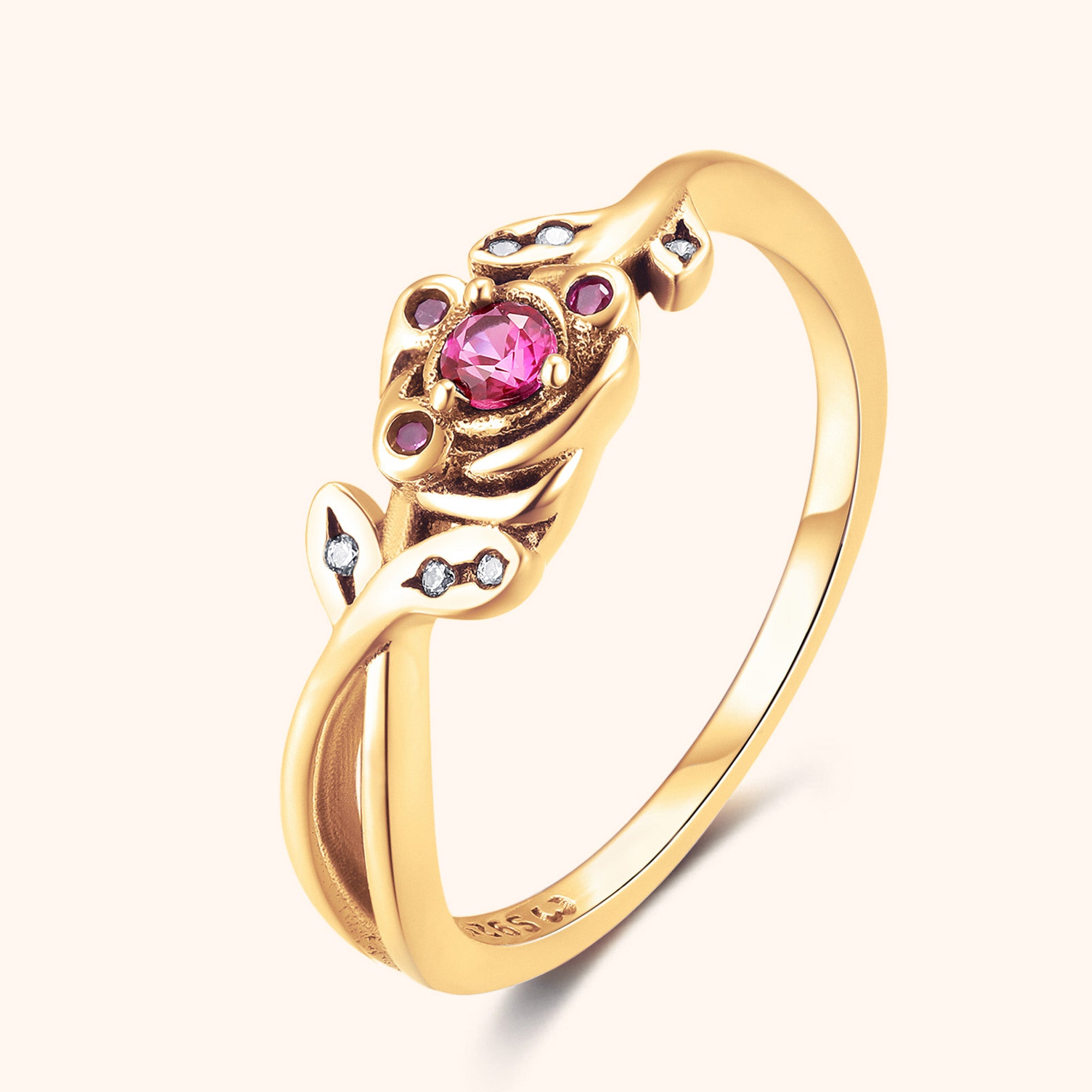 "Rosa Rose" Ring - Emily Schmuck