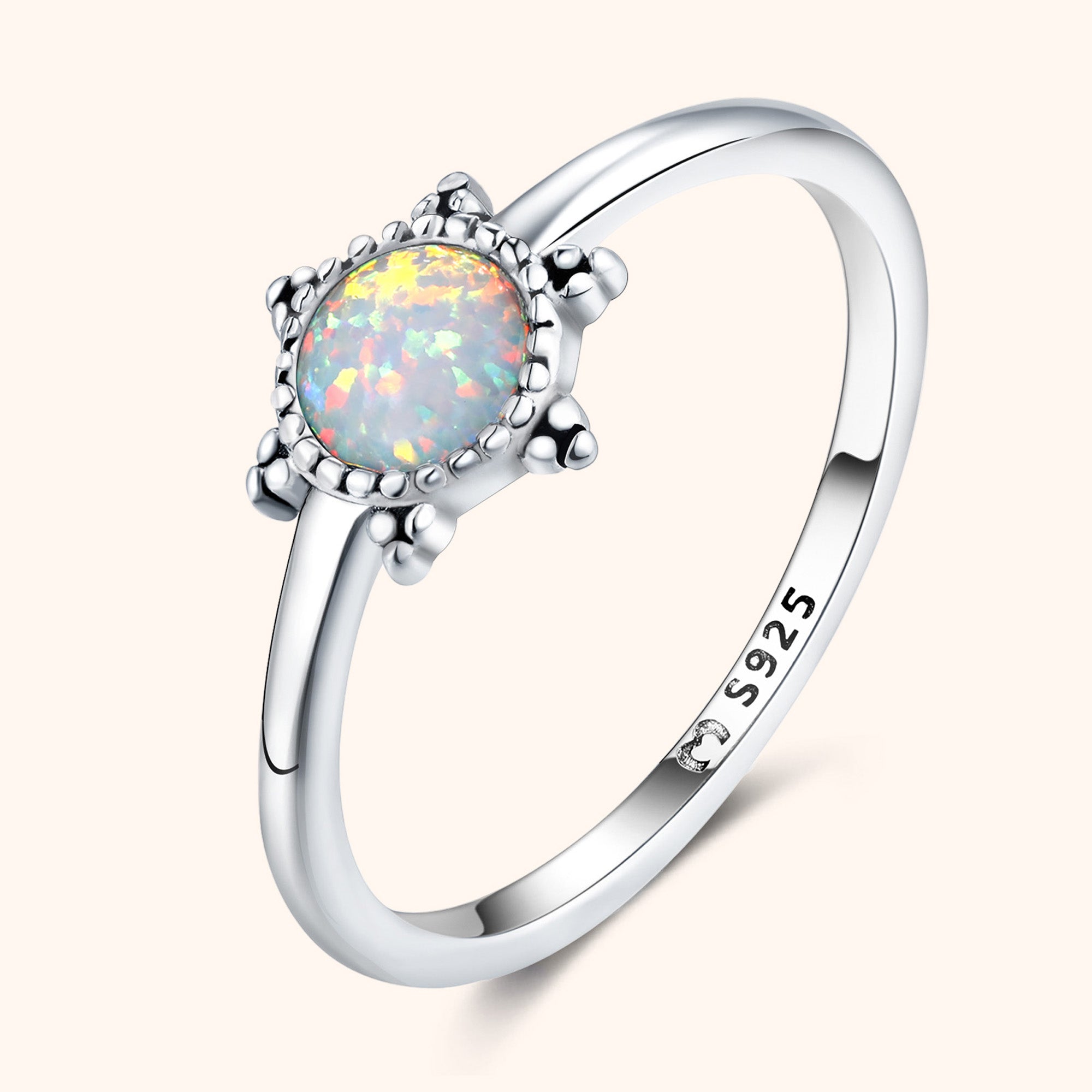 "Opalsonne" Ring
