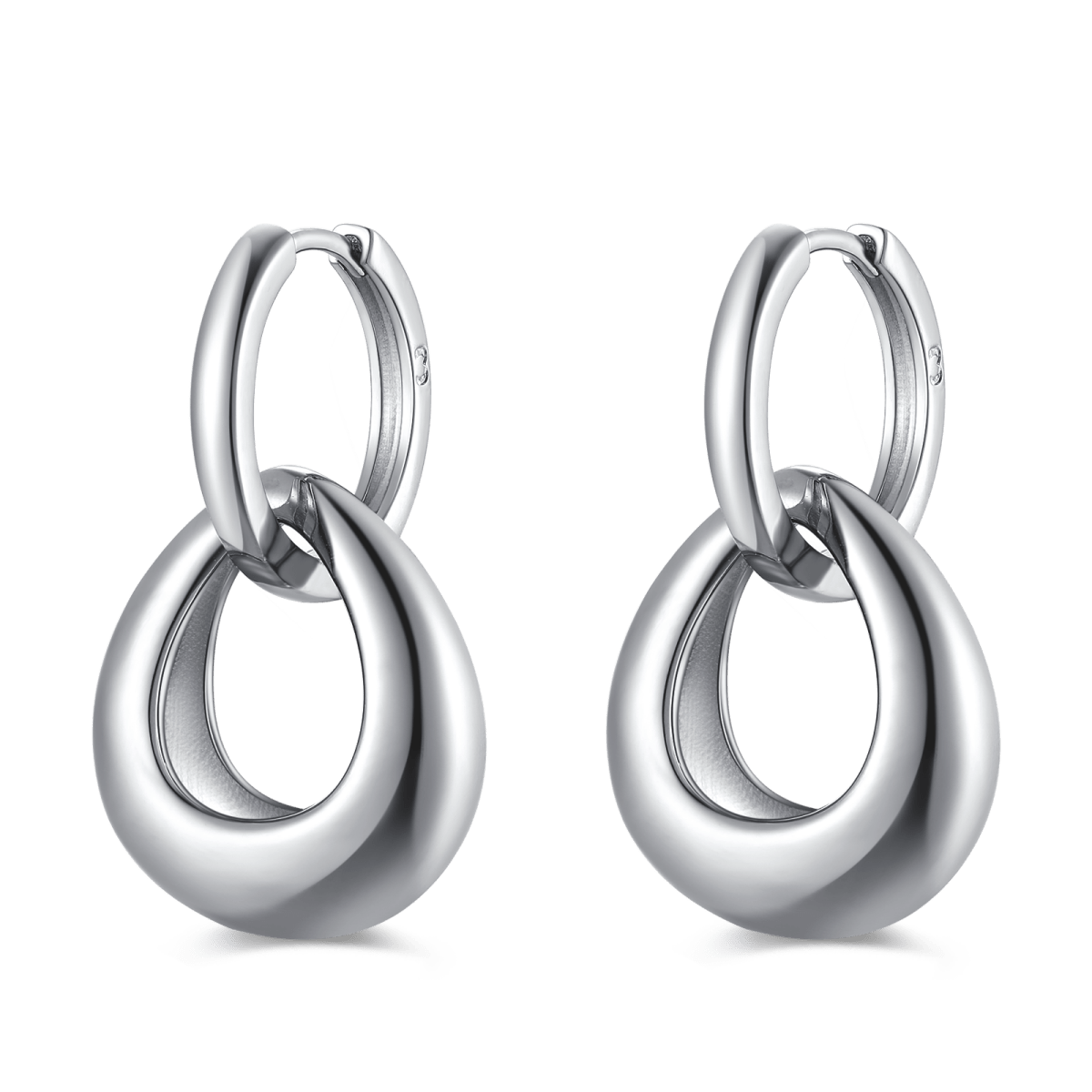 Hängende Reif-Ohrringe