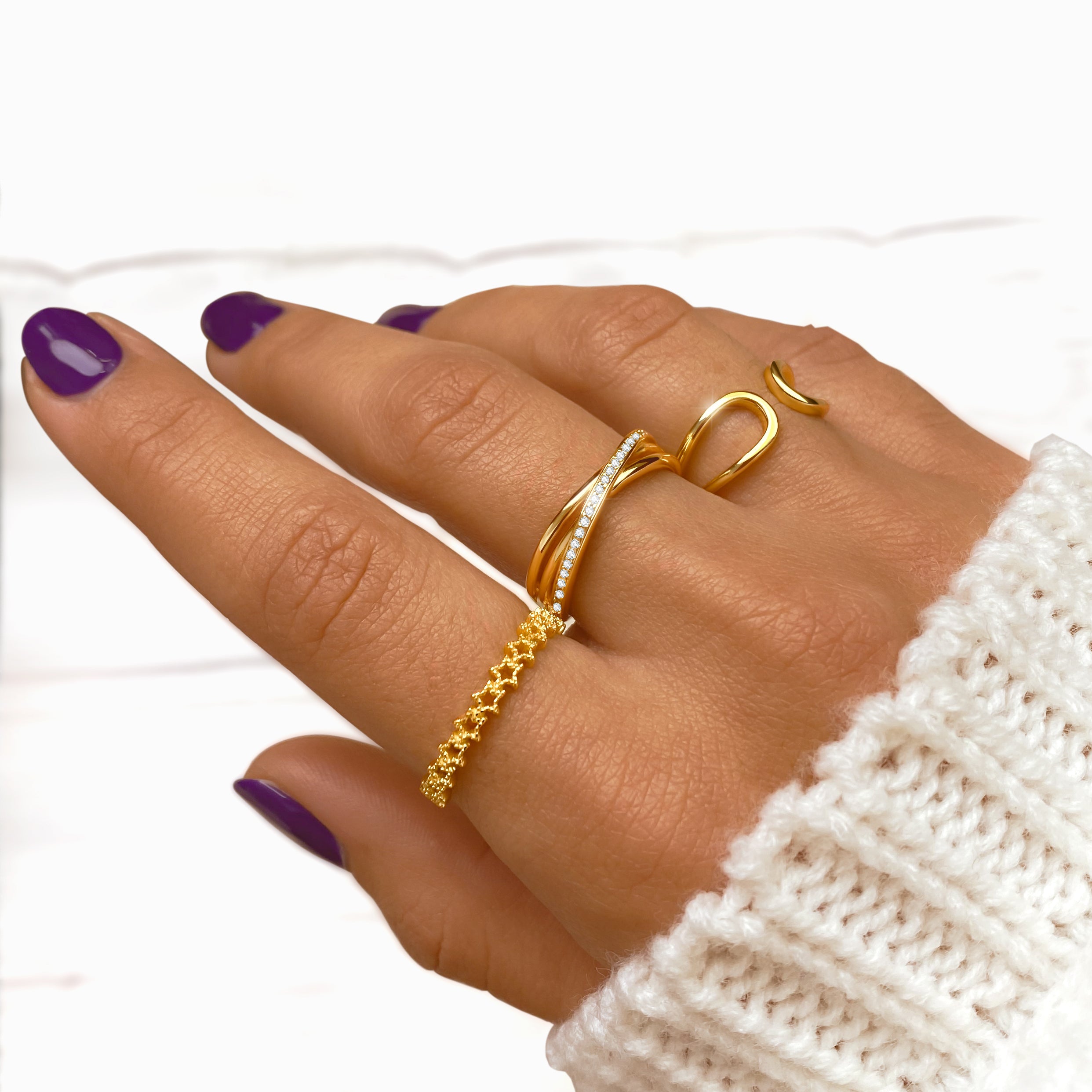 "Helligkeit Linear" Ring - Emily Schmuck