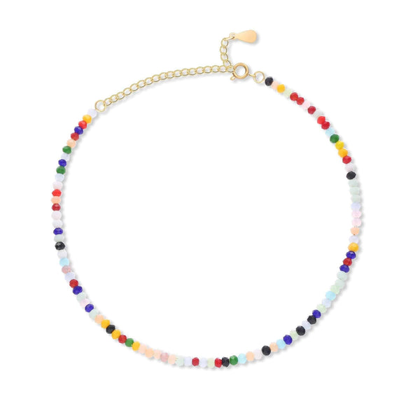 "Color Stones" Fußkettchen - Emily Schmuck