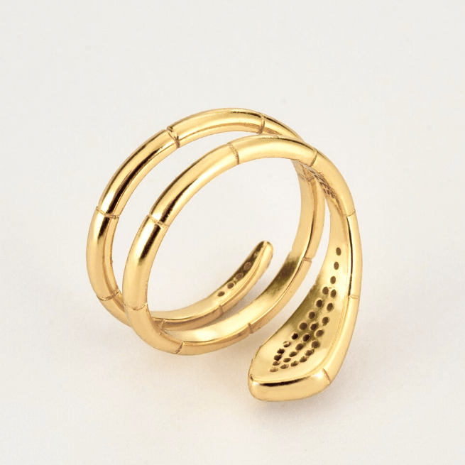 "Goldene Schlange" Ring - Emily Schmuck