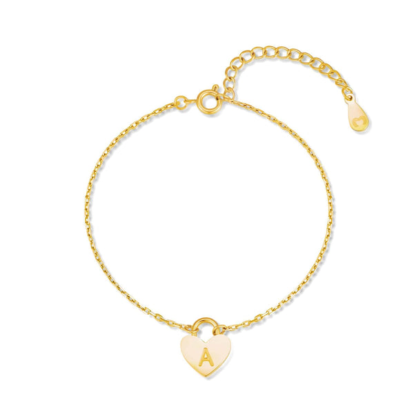 "Initial Herz" Armband - Emily Schmuck